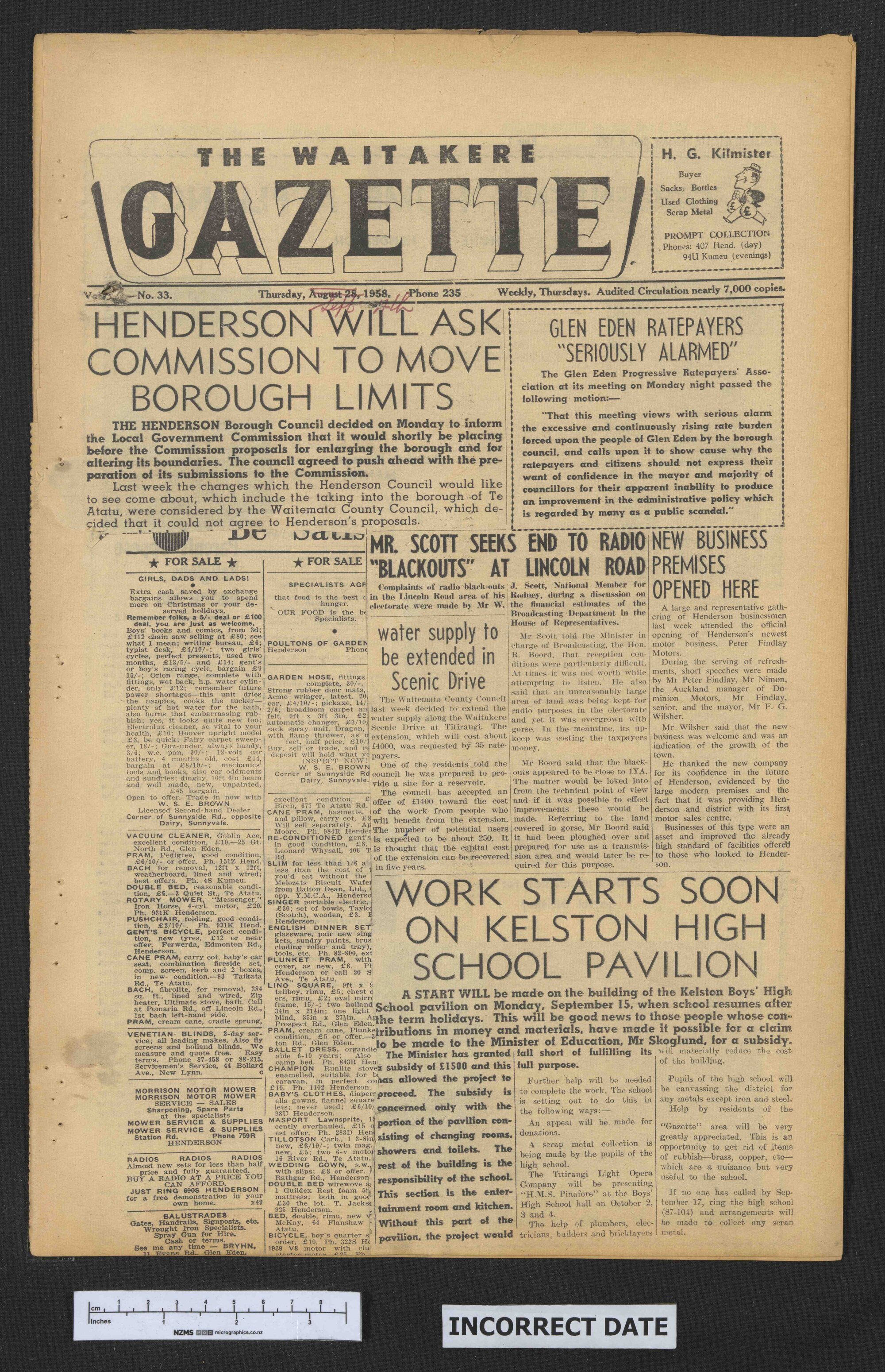 1958-09-04 Waitakere Gazette