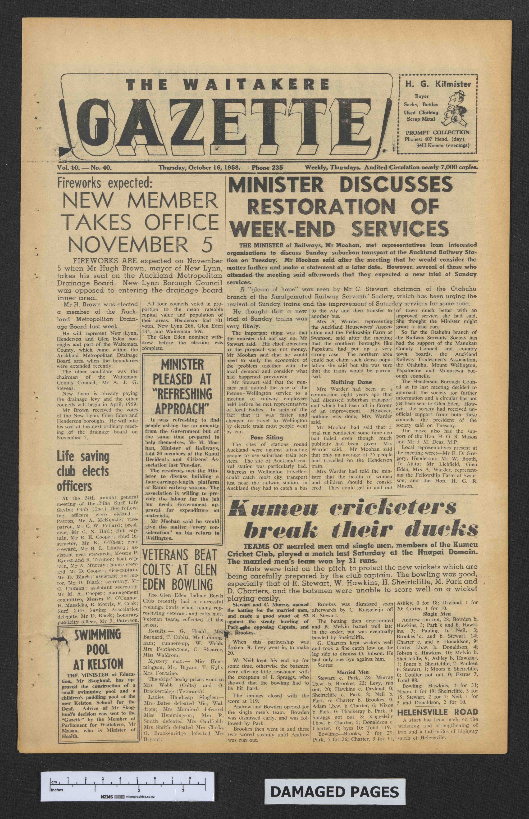 1958-10-16 Waitakere Gazette
