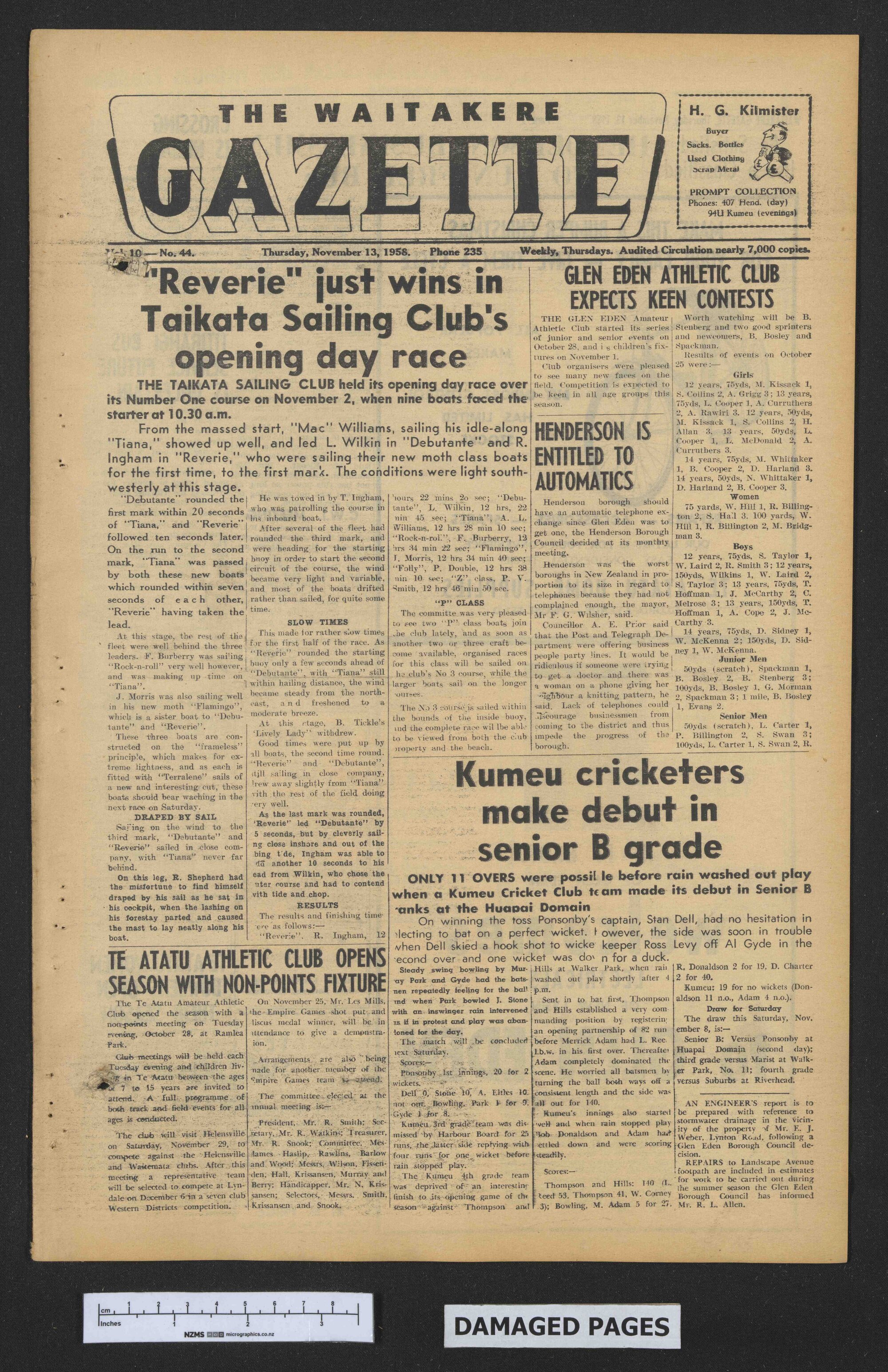 1958-11-13 Waitakere Gazette