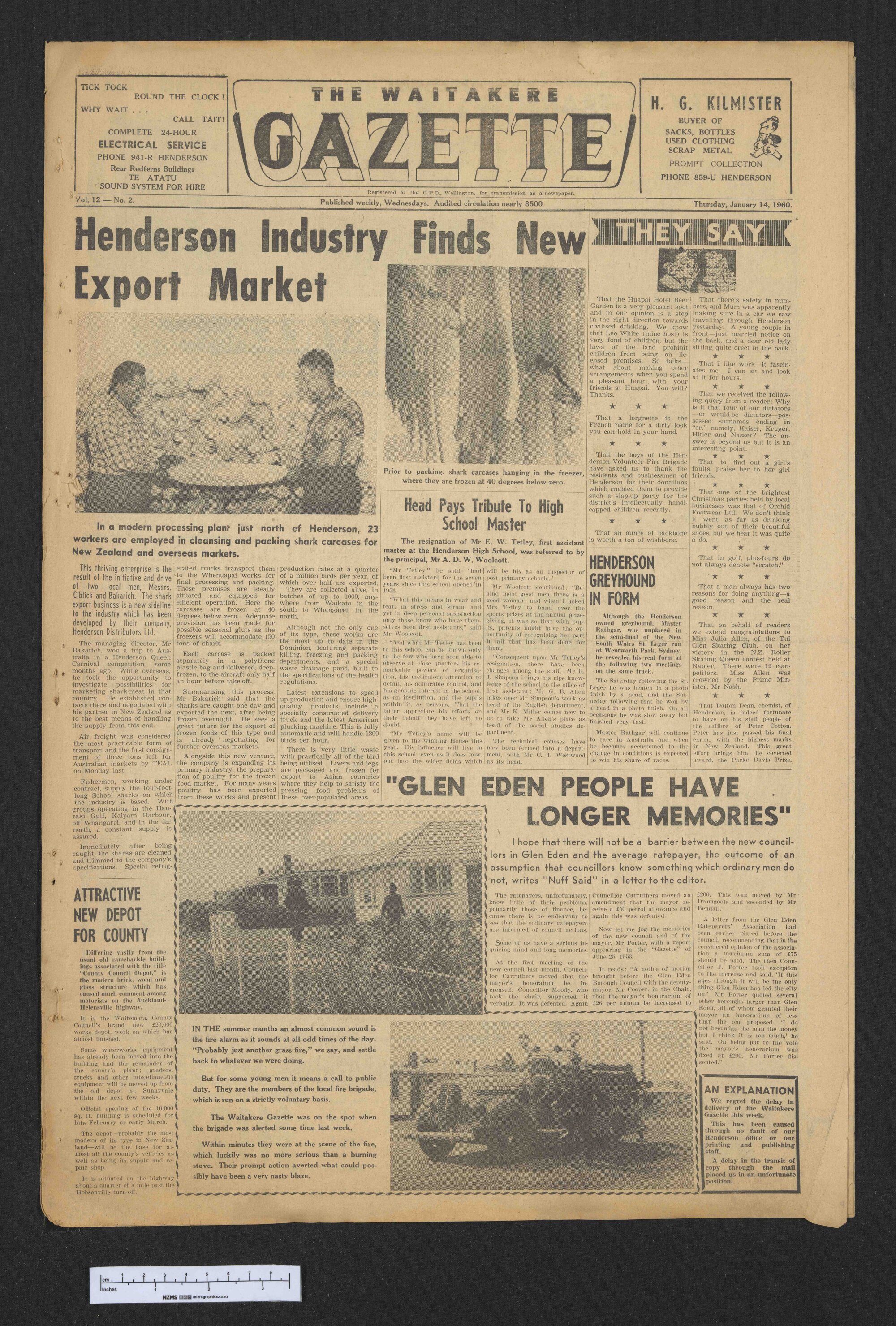 1960-01-14 Waitakere Gazette