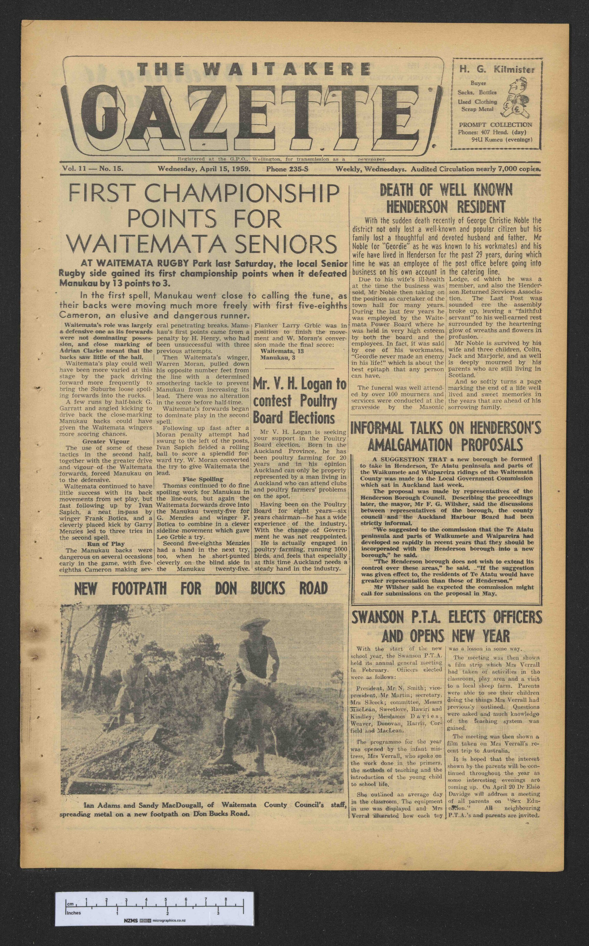 1959-04-15 Waitakere Gazette