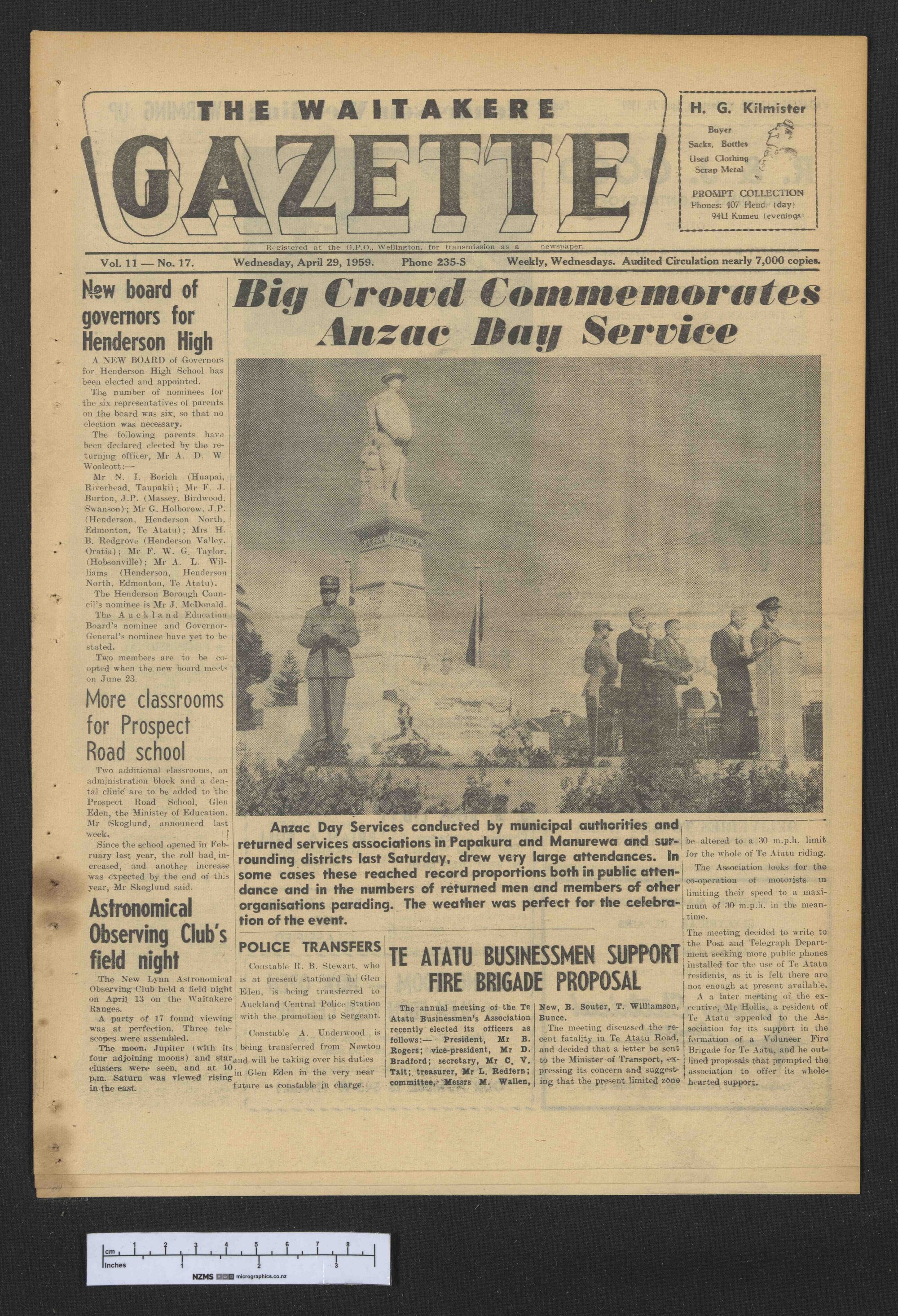 1959-04-29 Waitakere Gazette