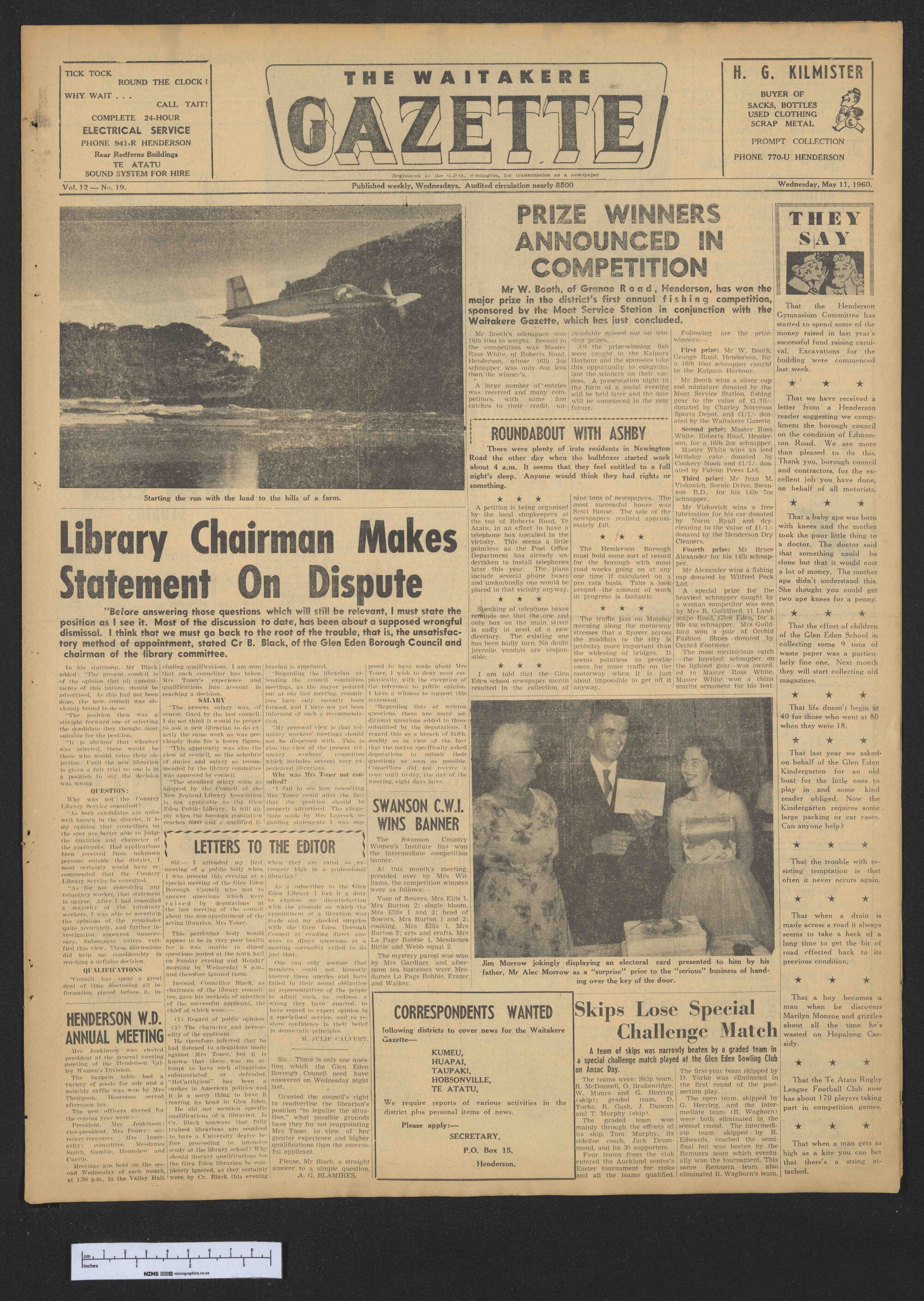 1960-05-11 Waitakere Gazette
