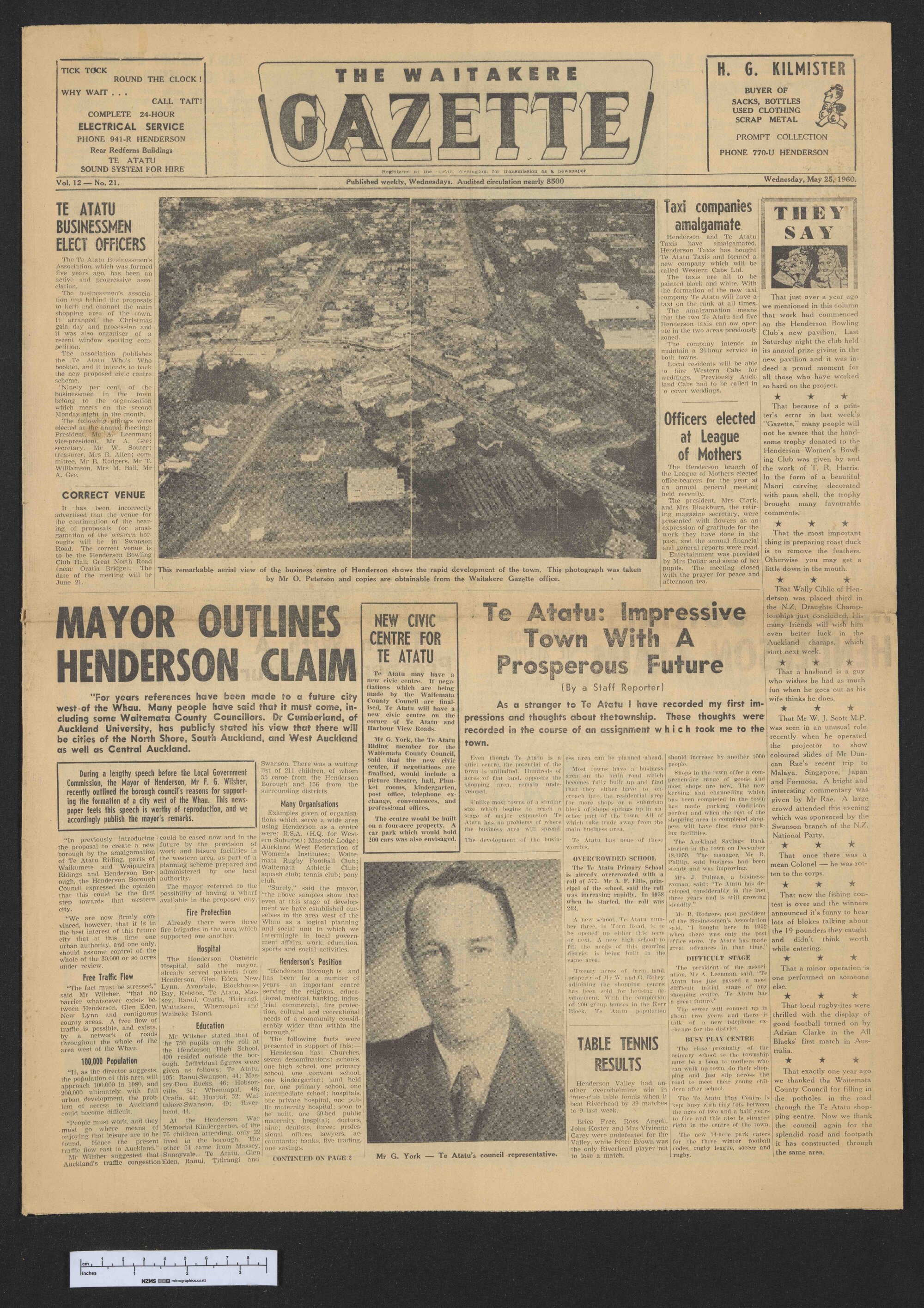 1960-05-25 Waitakere Gazette