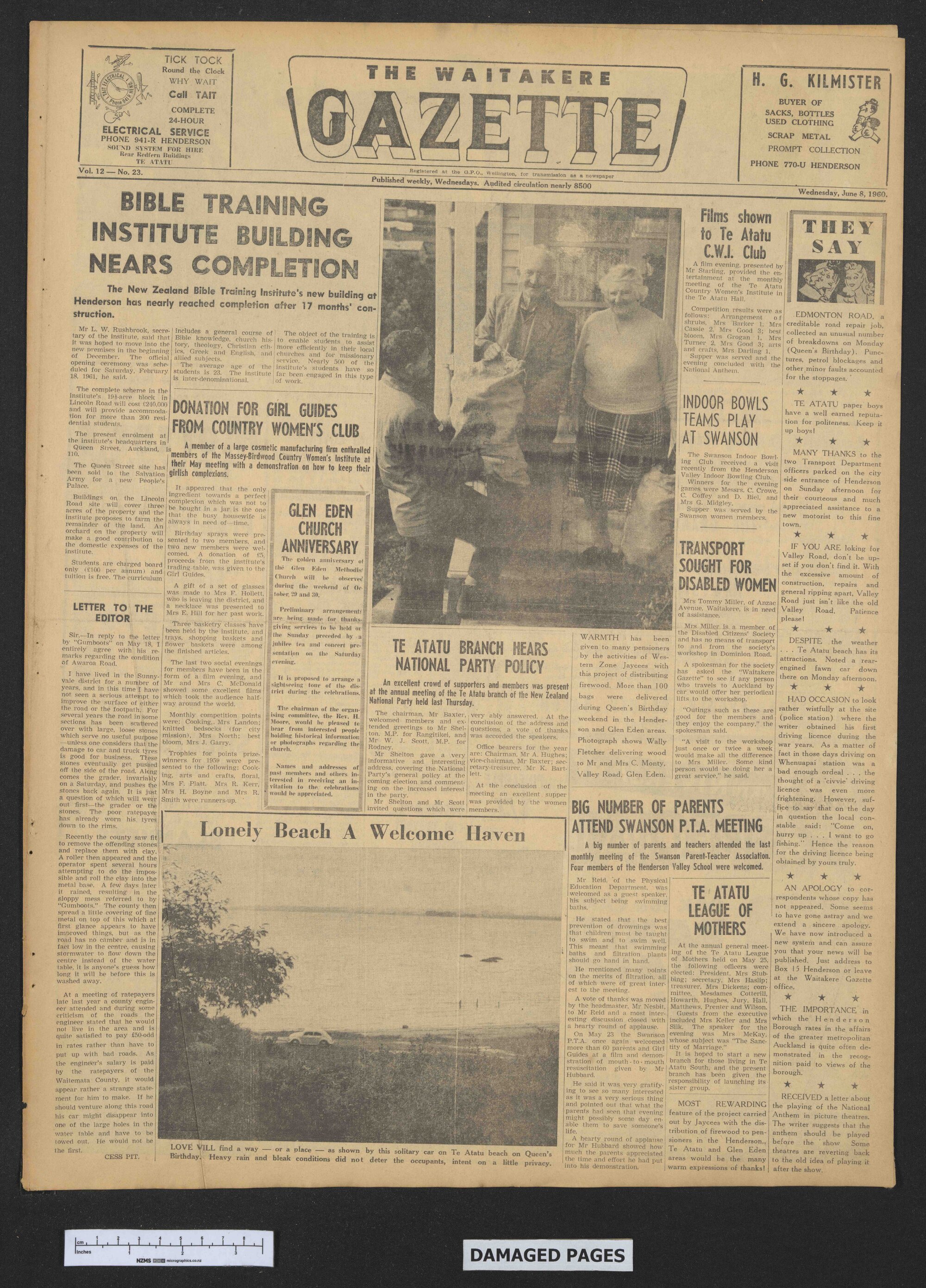 1960-06-08 Waitakere Gazette