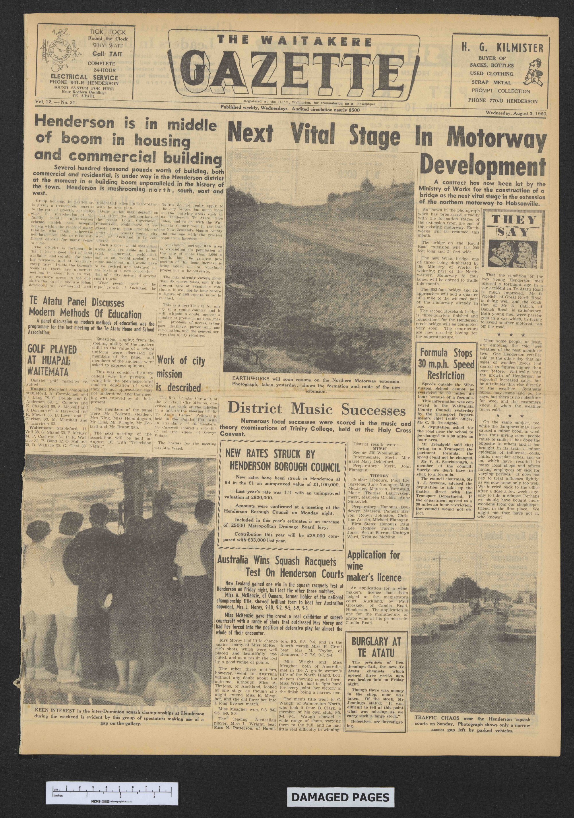 1960-08-03 Waitakere Gazette