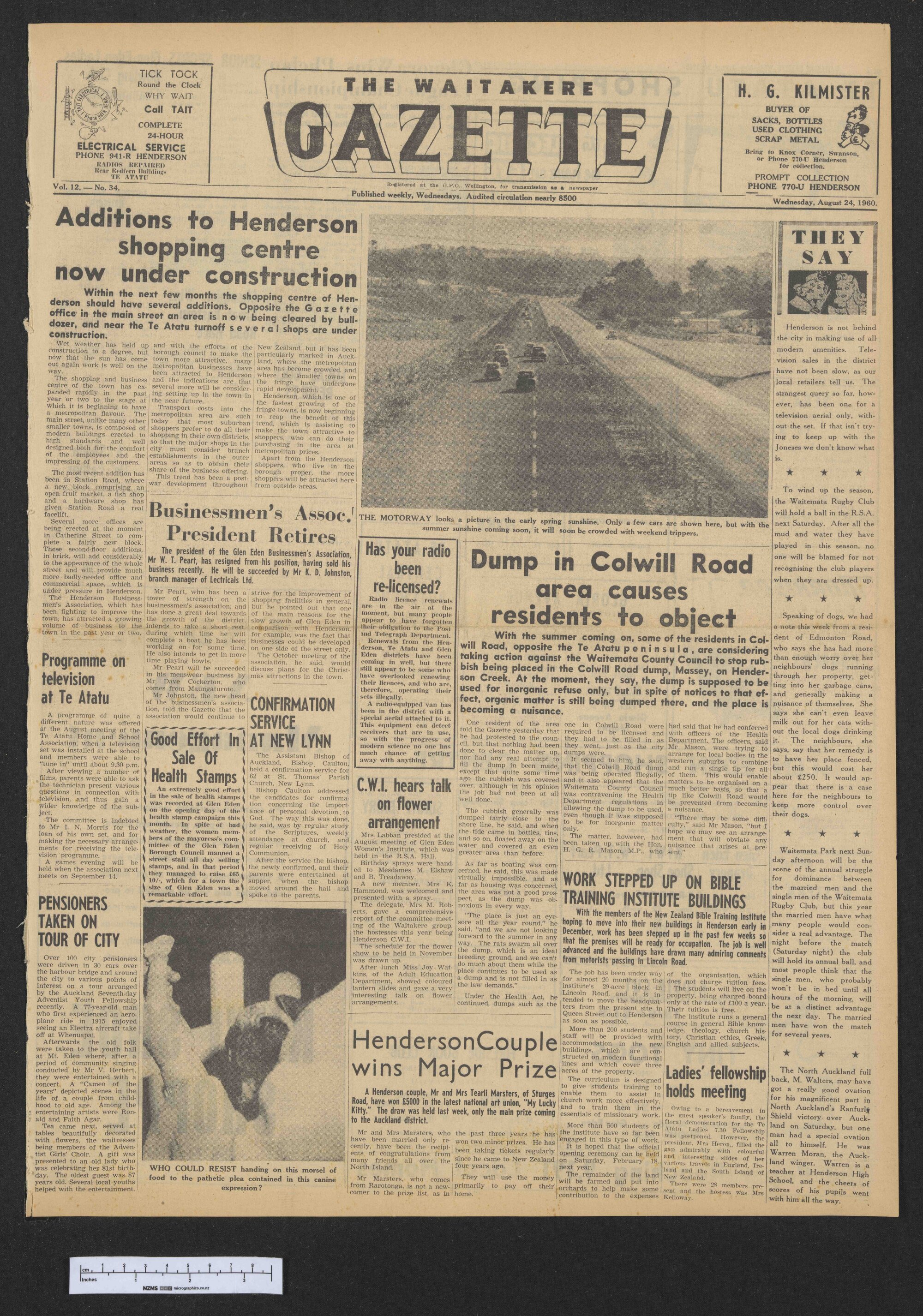 1960-08-24 Waitakere Gazette
