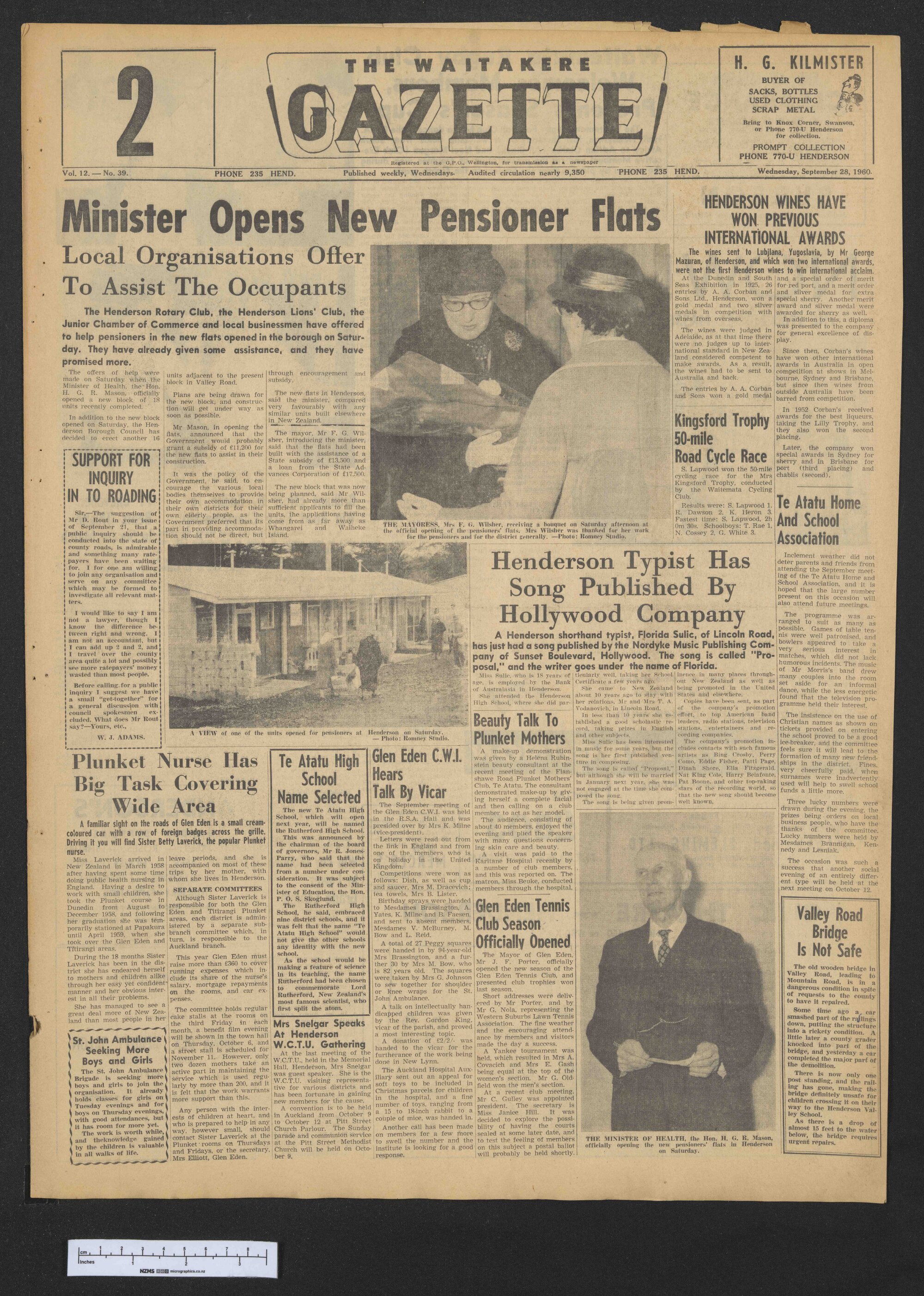 1960-09-28 Waitakere Gazette