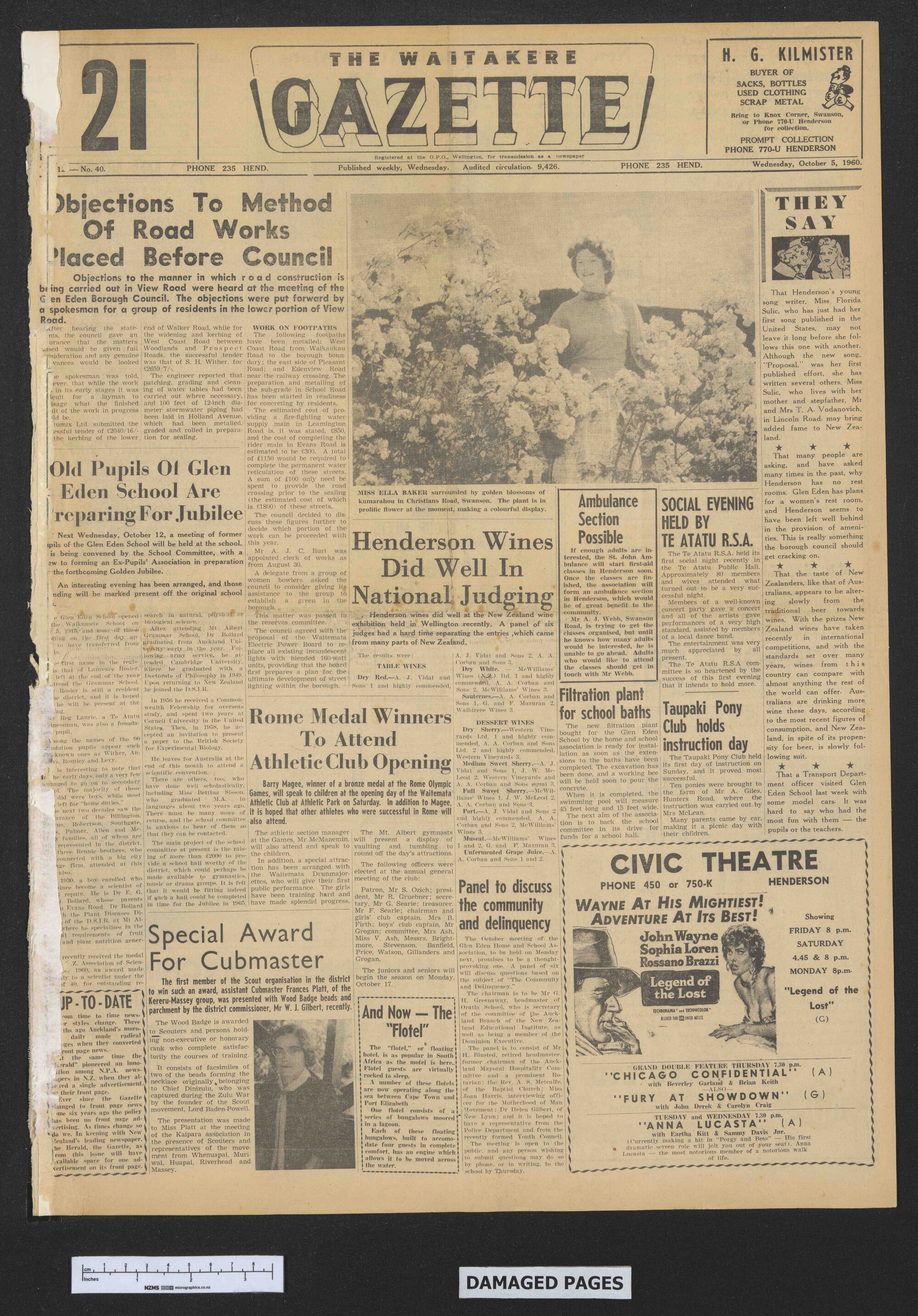 1960-10-05 Waitakere Gazette