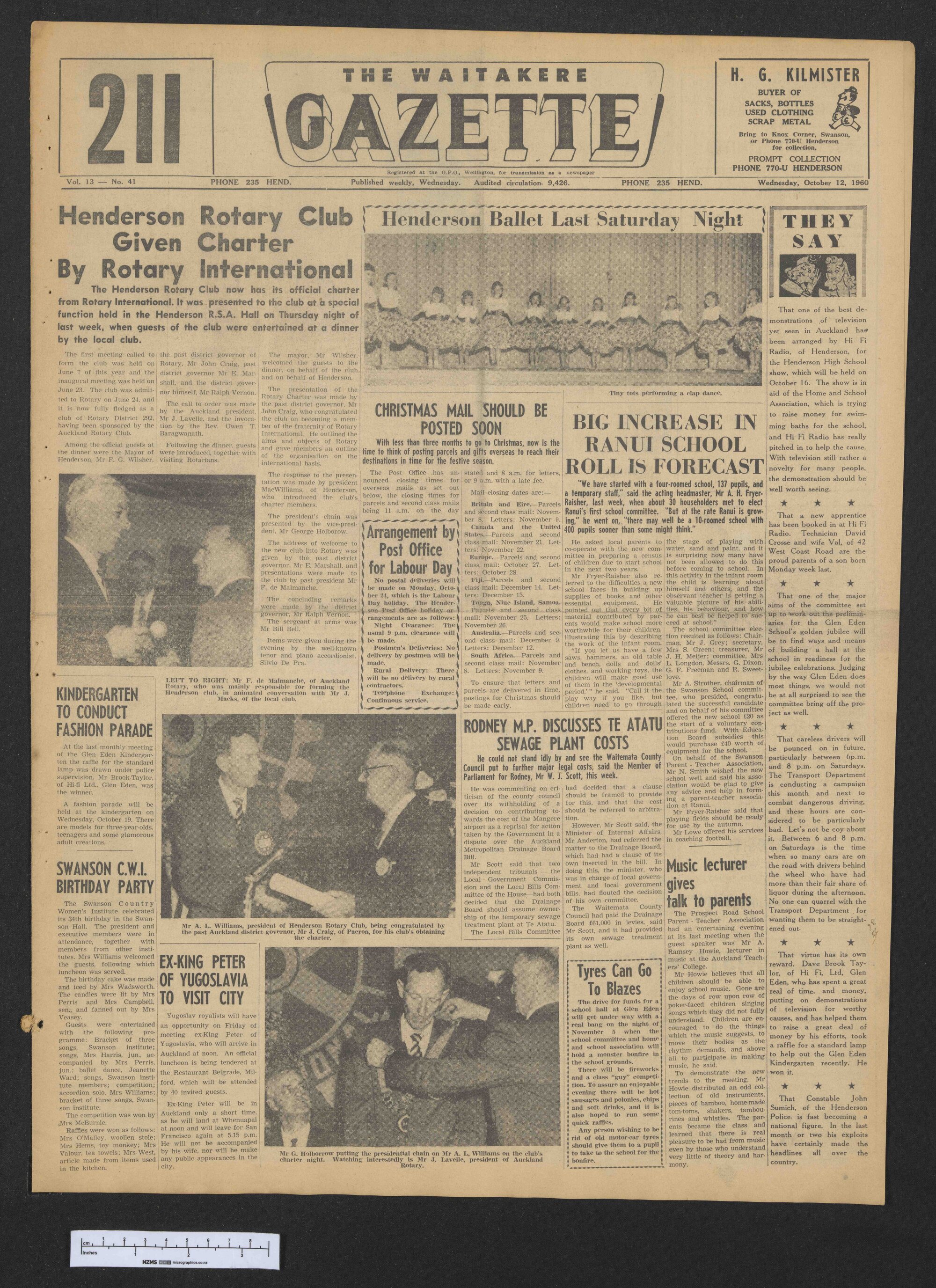 1960-10-12 Waitakere Gazette