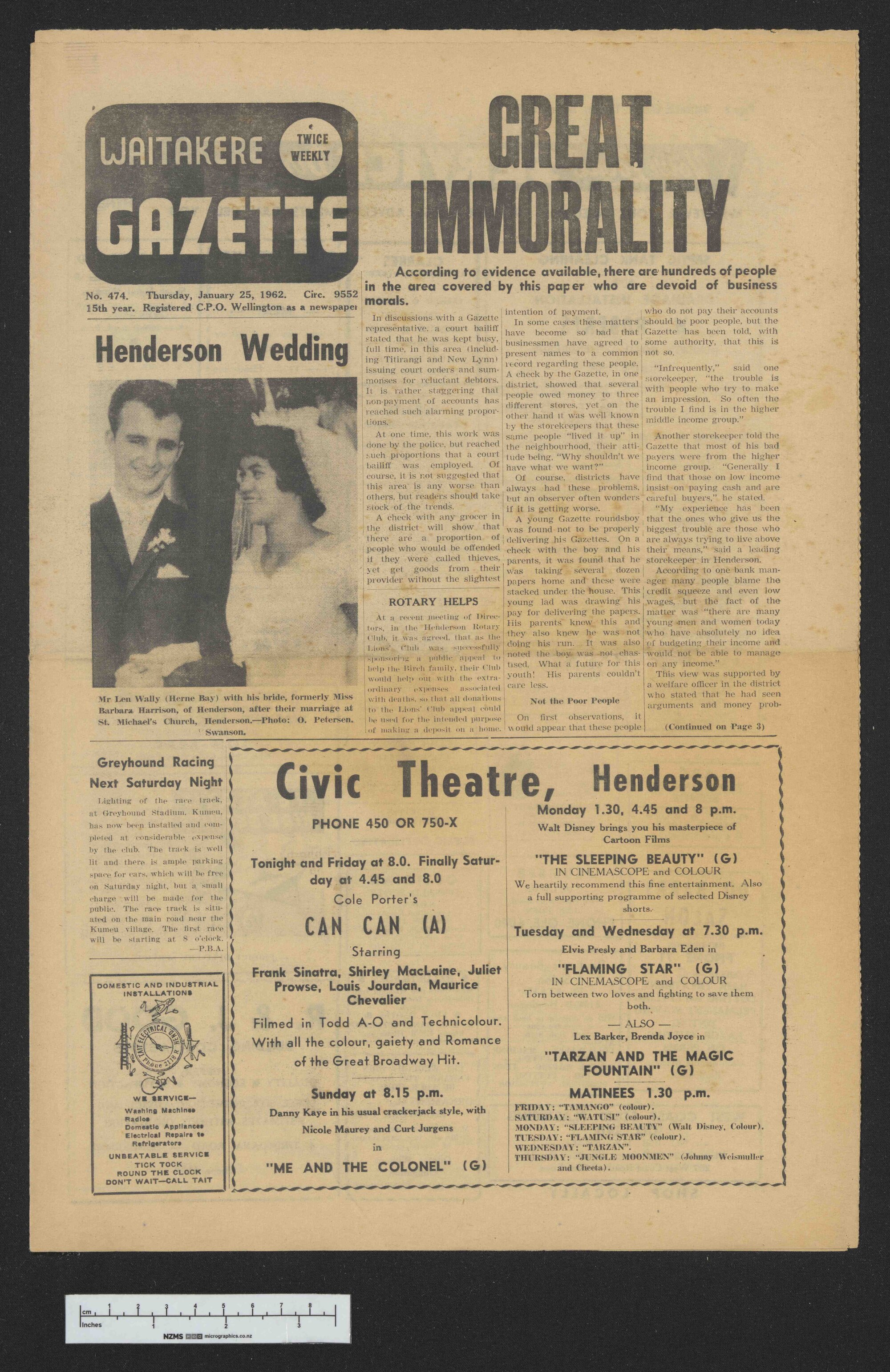 1962-01-25 Waitakere Gazette