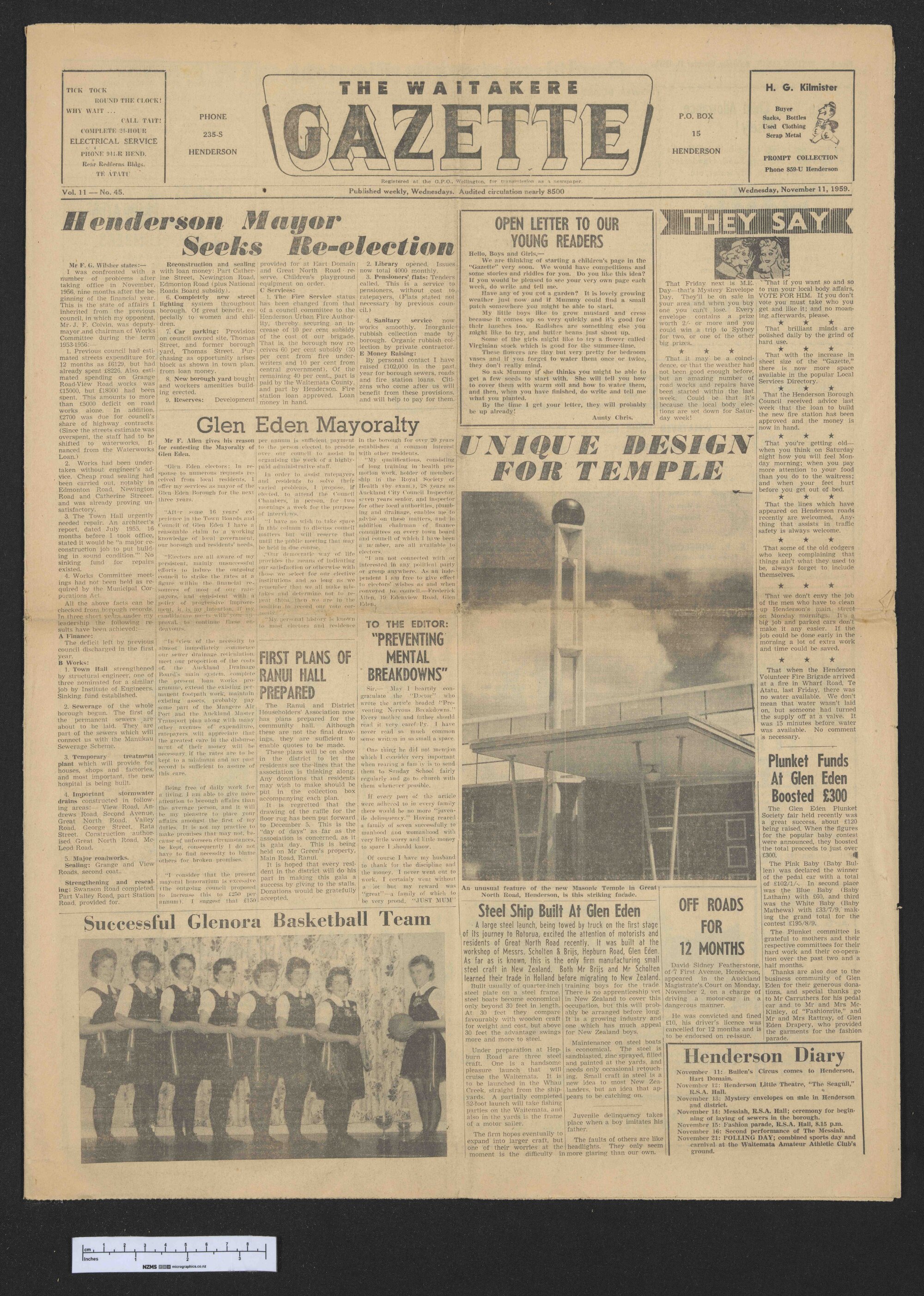 1959-11-11 Waitakere Gazette