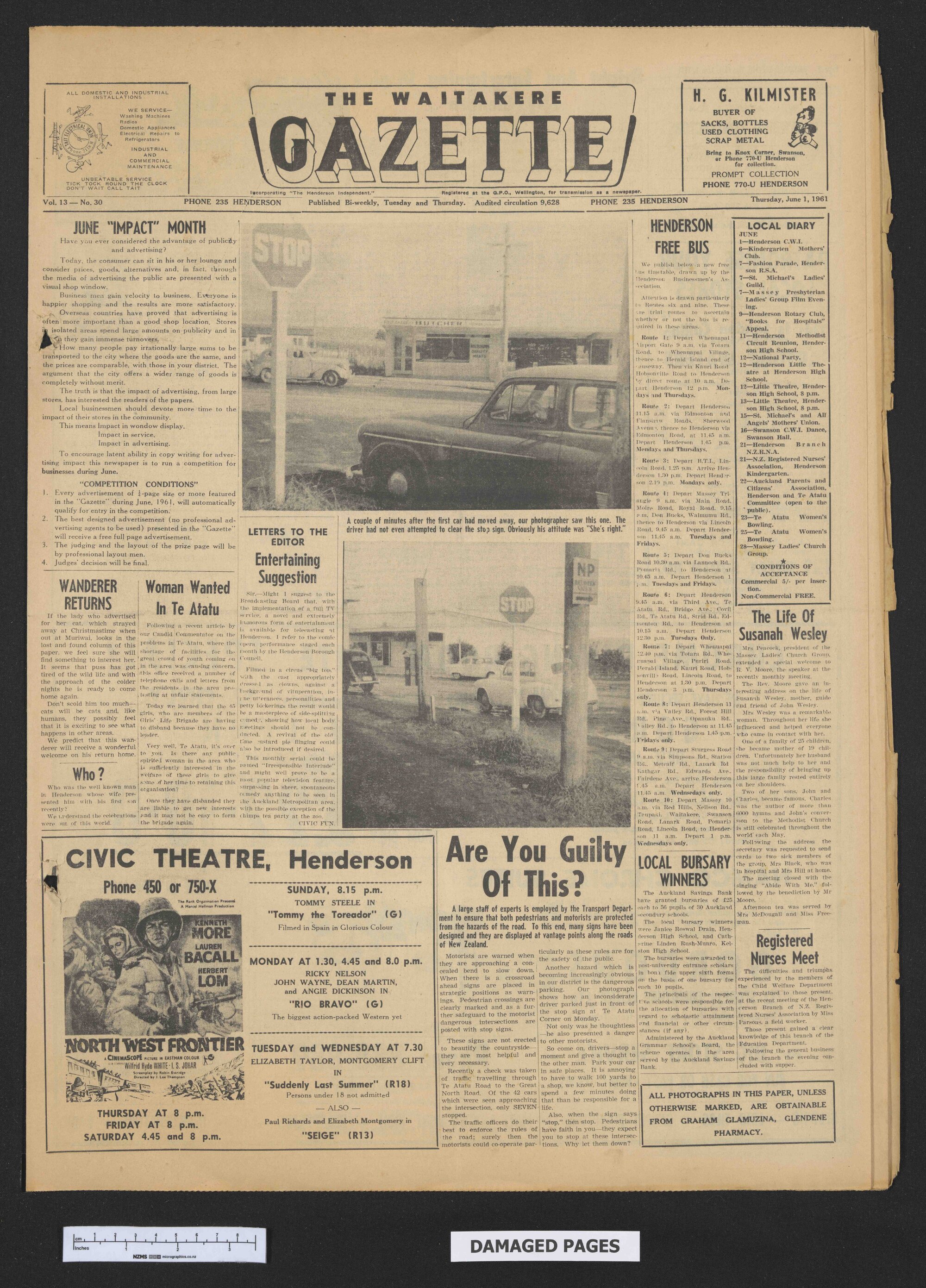 1961-06-01 Waitakere Gazette