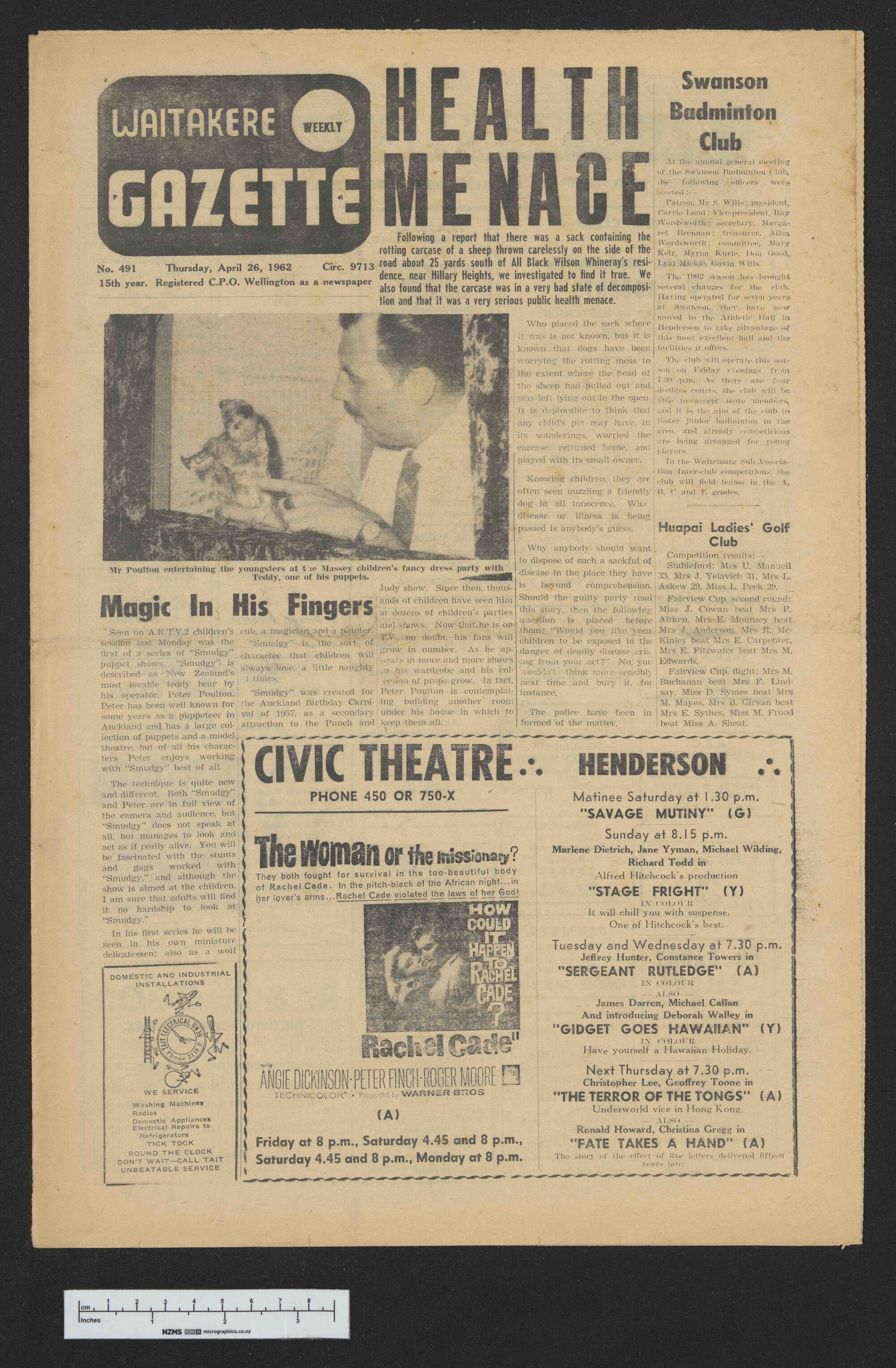 1962-04-26 Waitakere Gazette