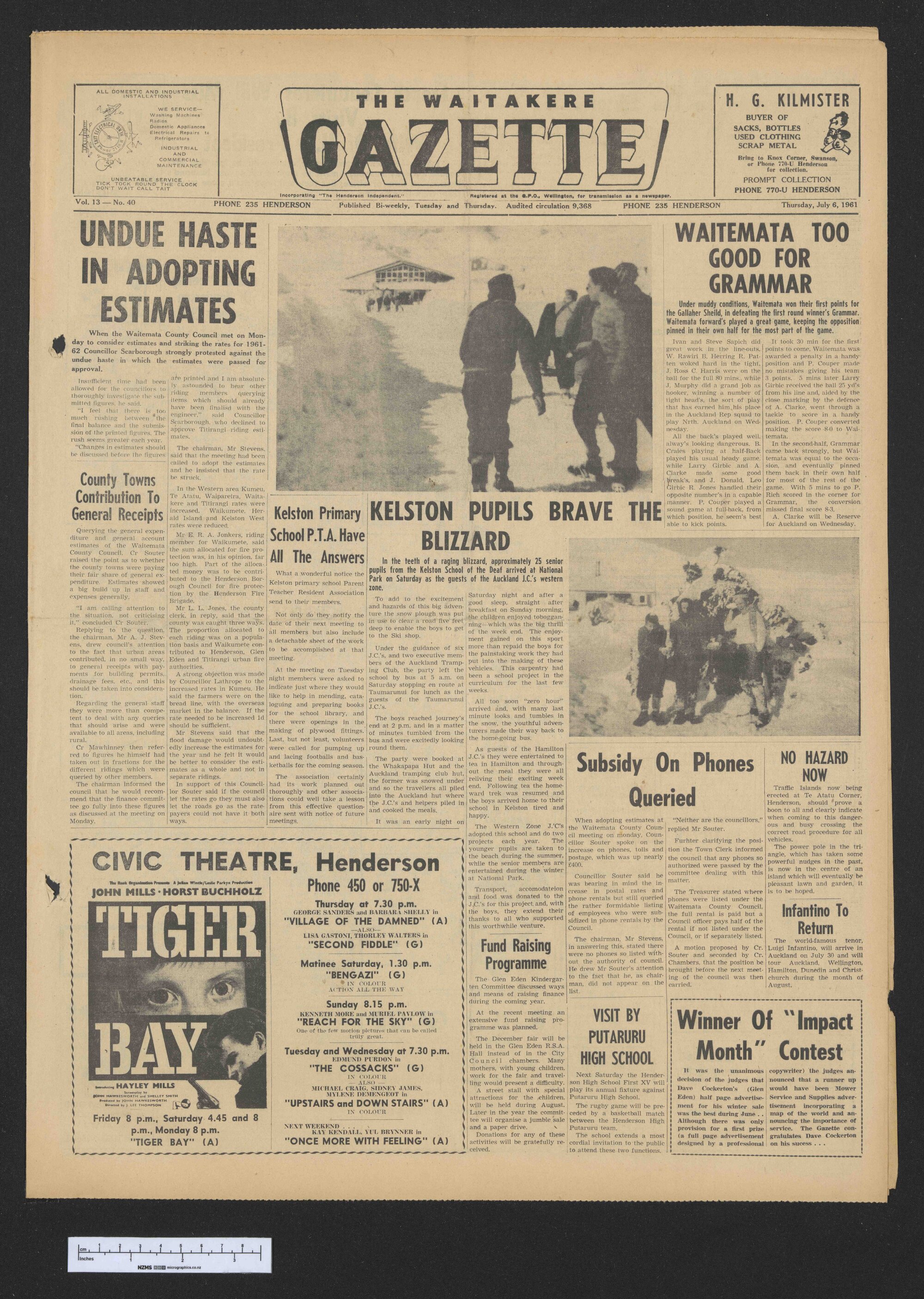 1961-07-06 Waitakere Gazette