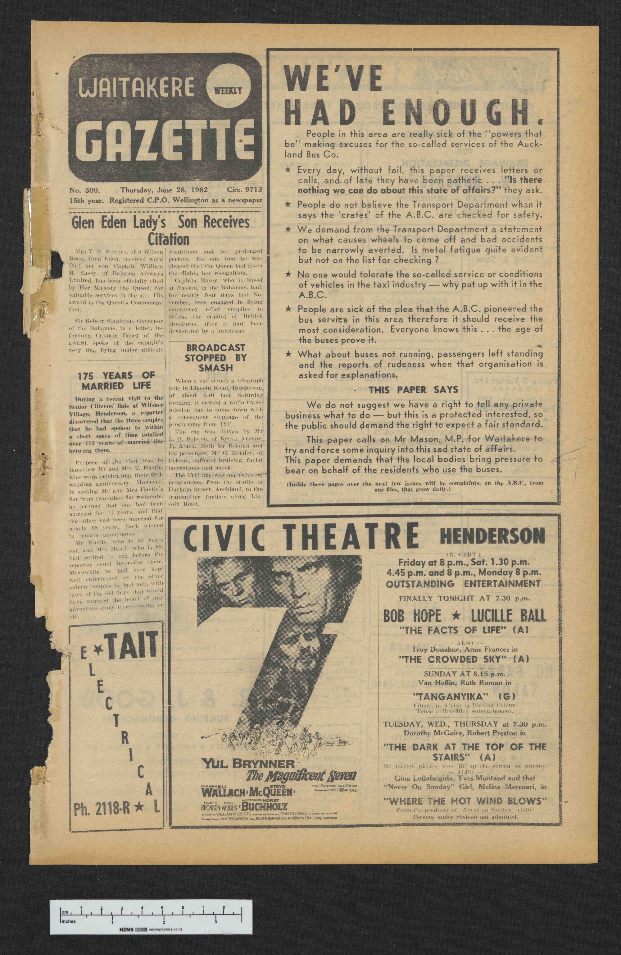 1962-06-28 Waitakere Gazette