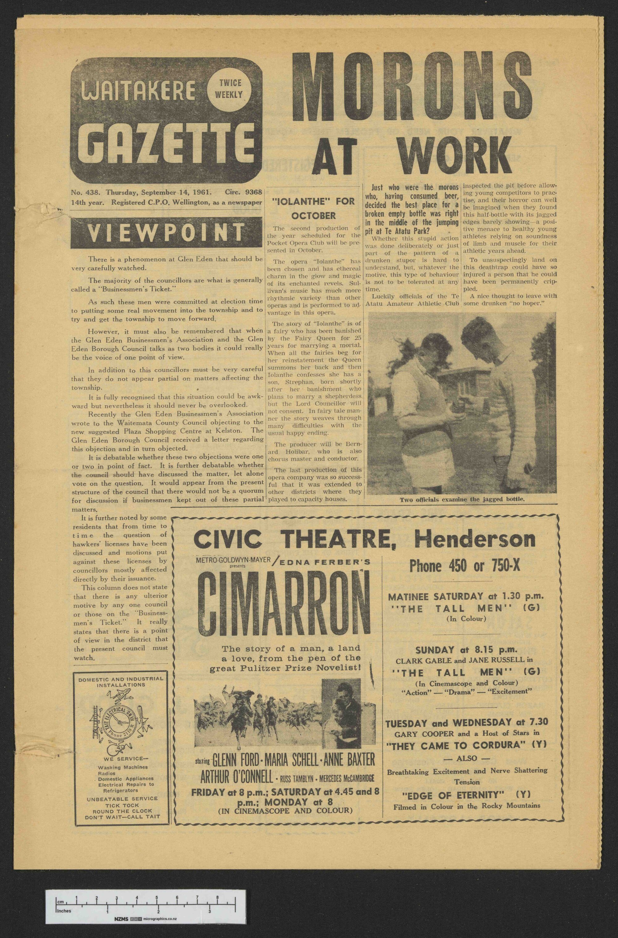 1961-09-14 Waitakere Gazette