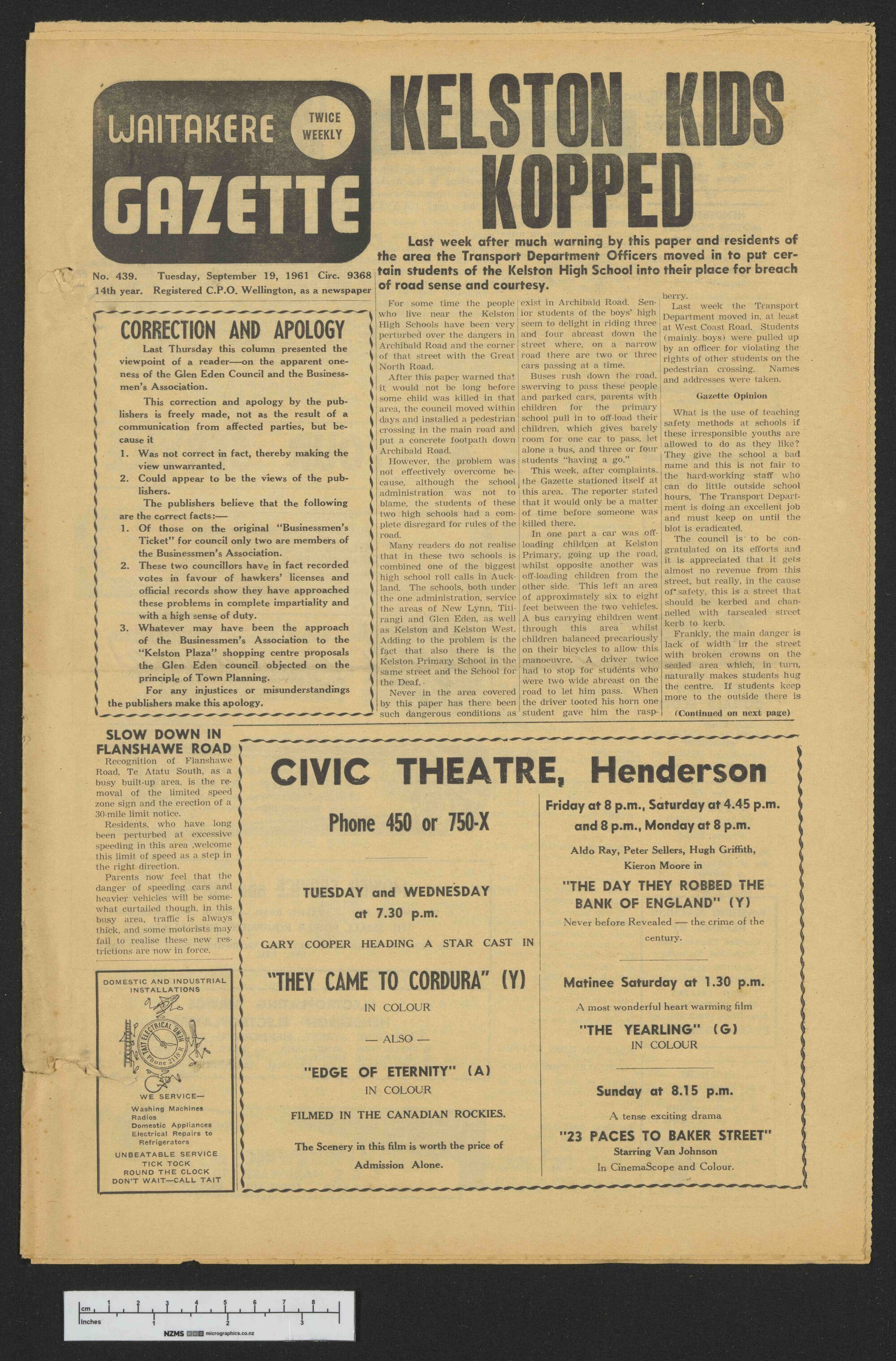 1961-09-19 Waitakere Gazette