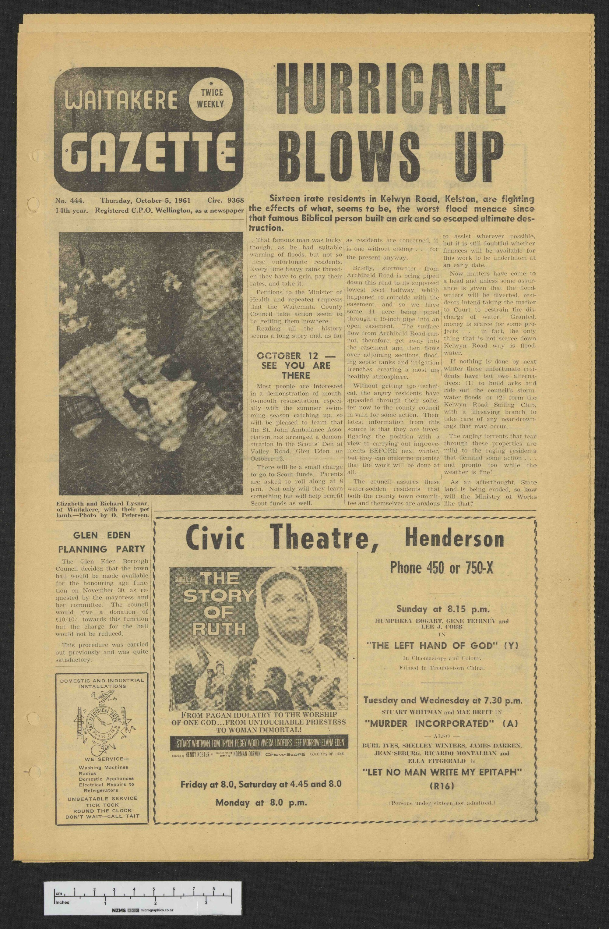 1961-10-05 Waitakere Gazette