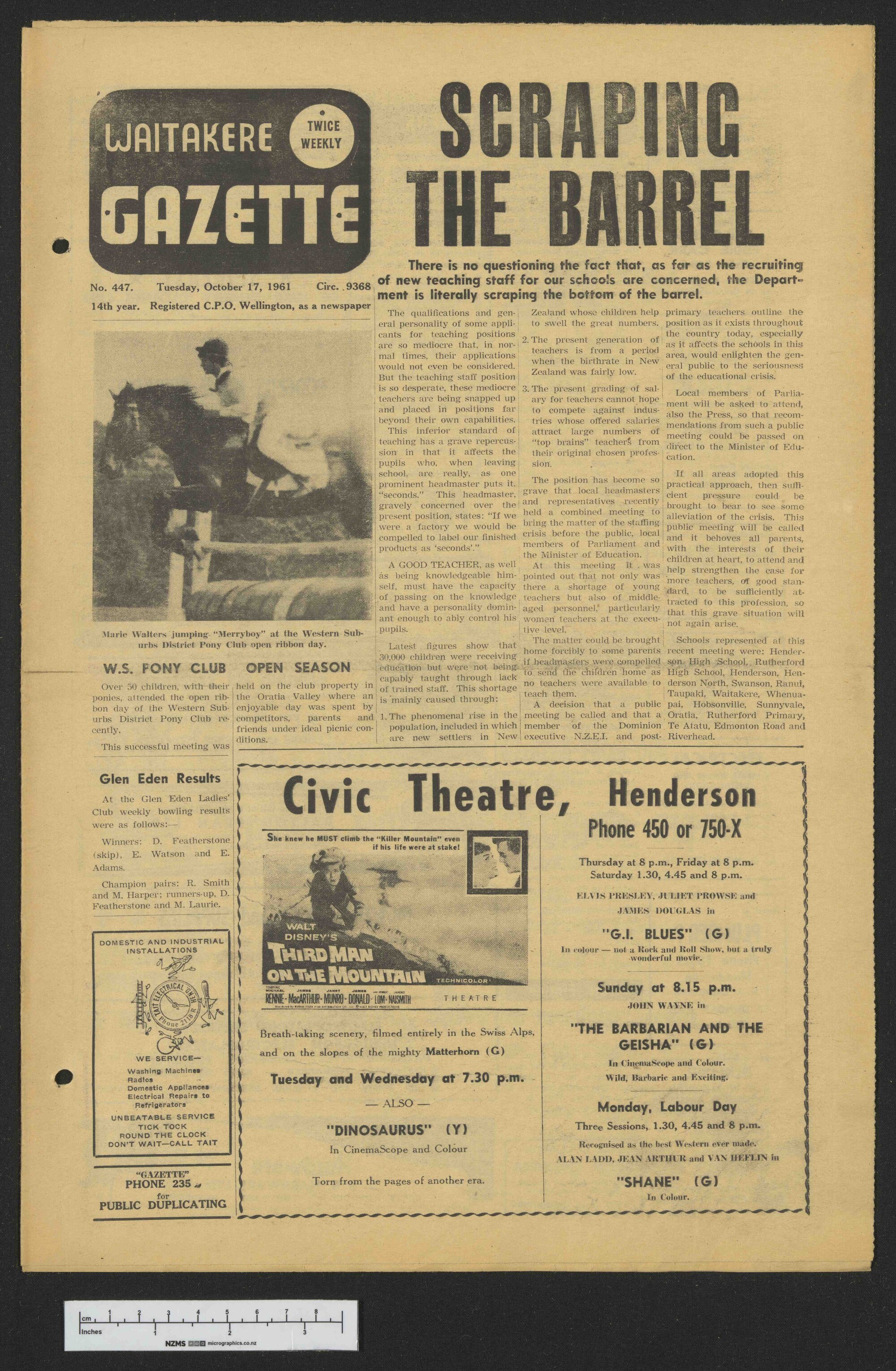 1961-10-17 Waitakere Gazette