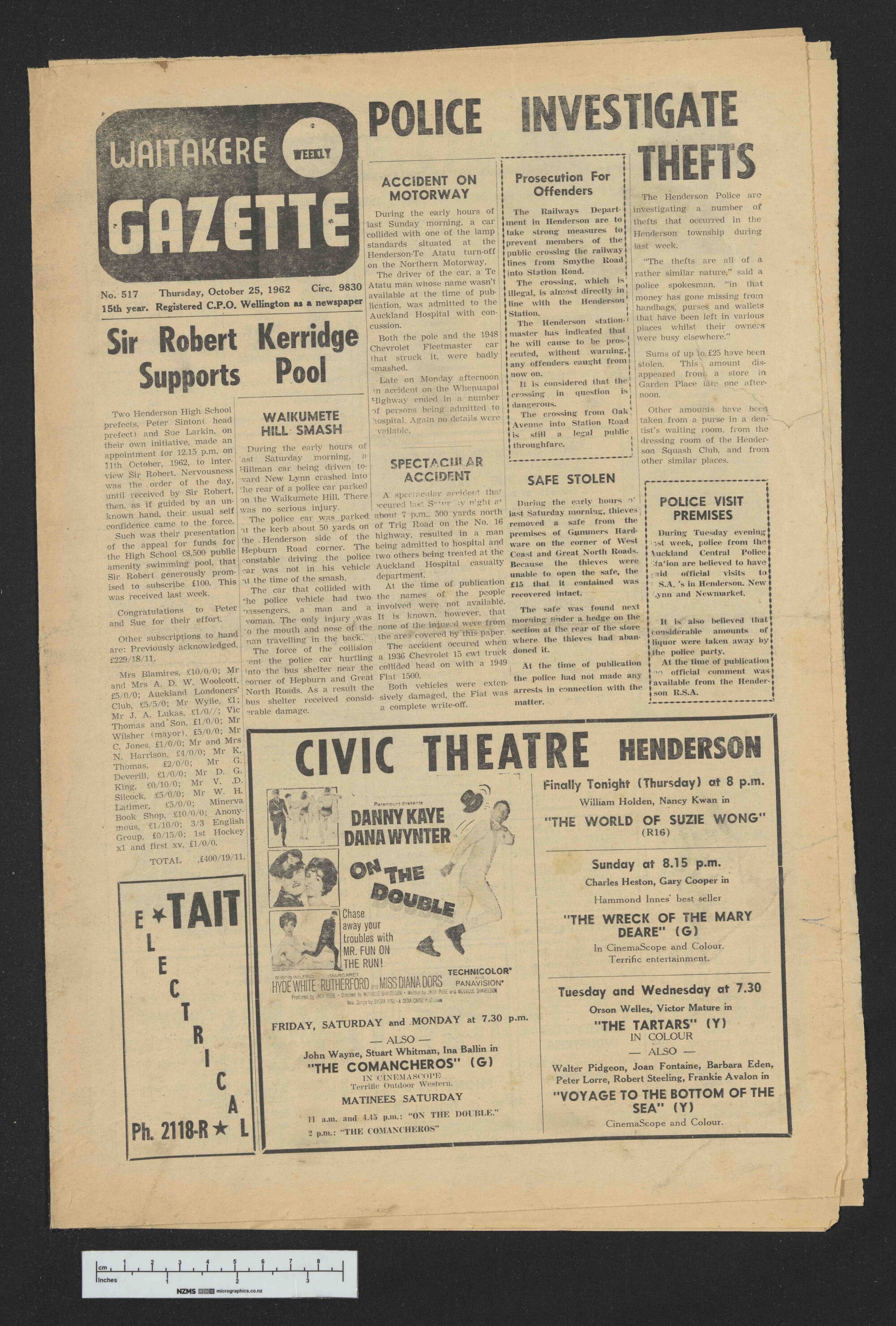1962-10-25 Waitakere Gazette