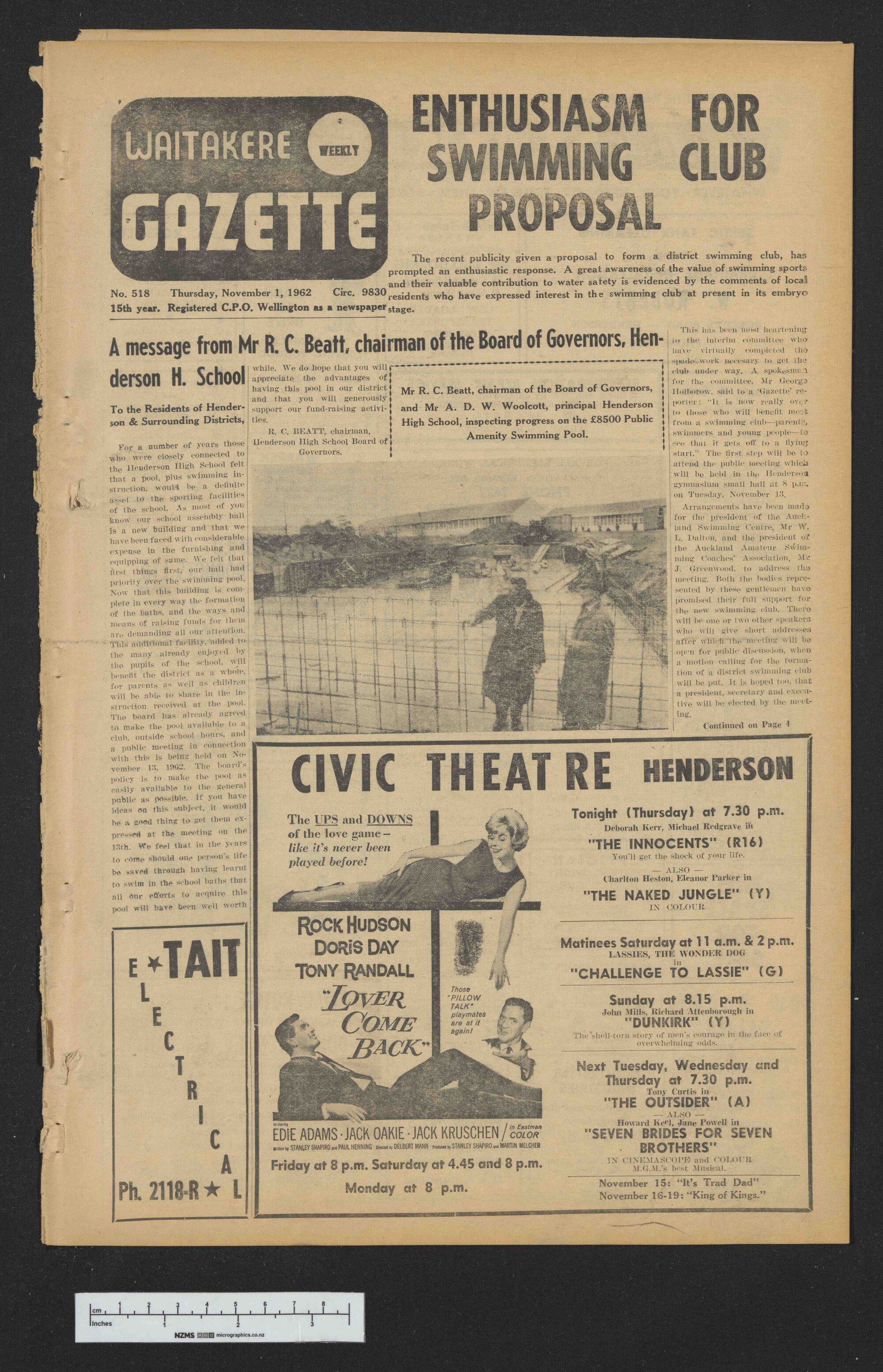1962-11-01 Waitakere Gazette