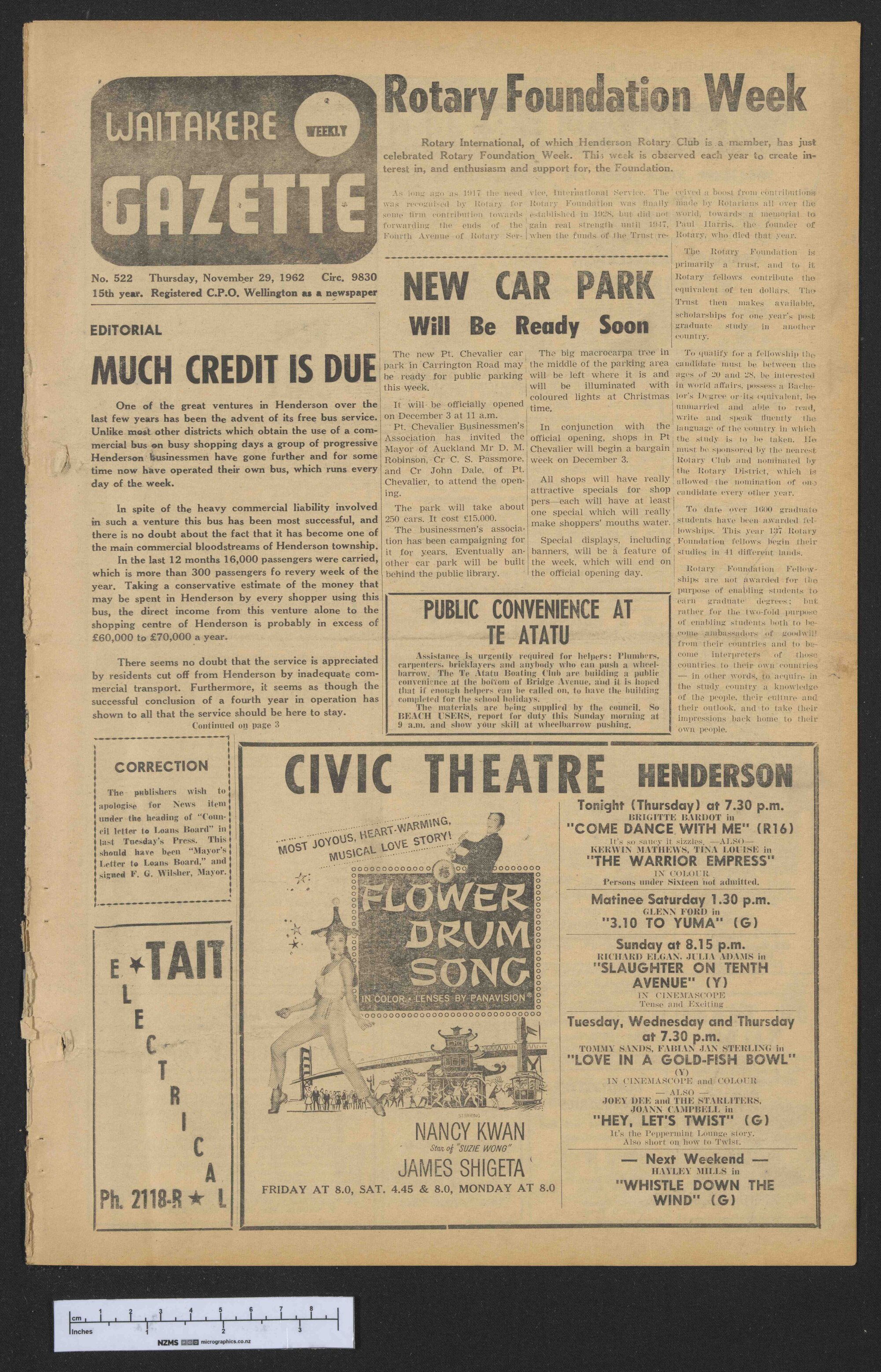 1962-11-29 Waitakere Gazette