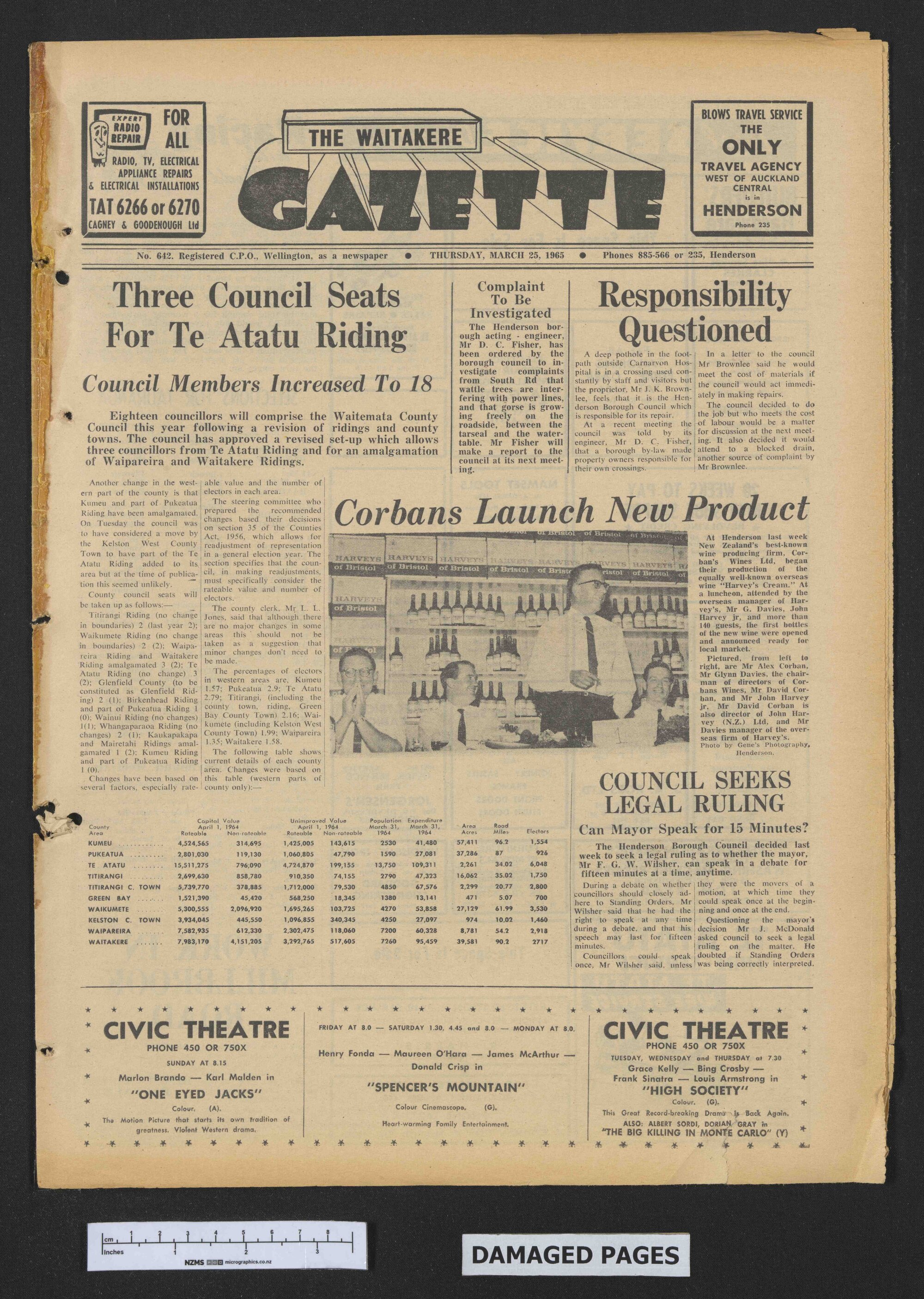 1965-03-25 Waitakere Gazette