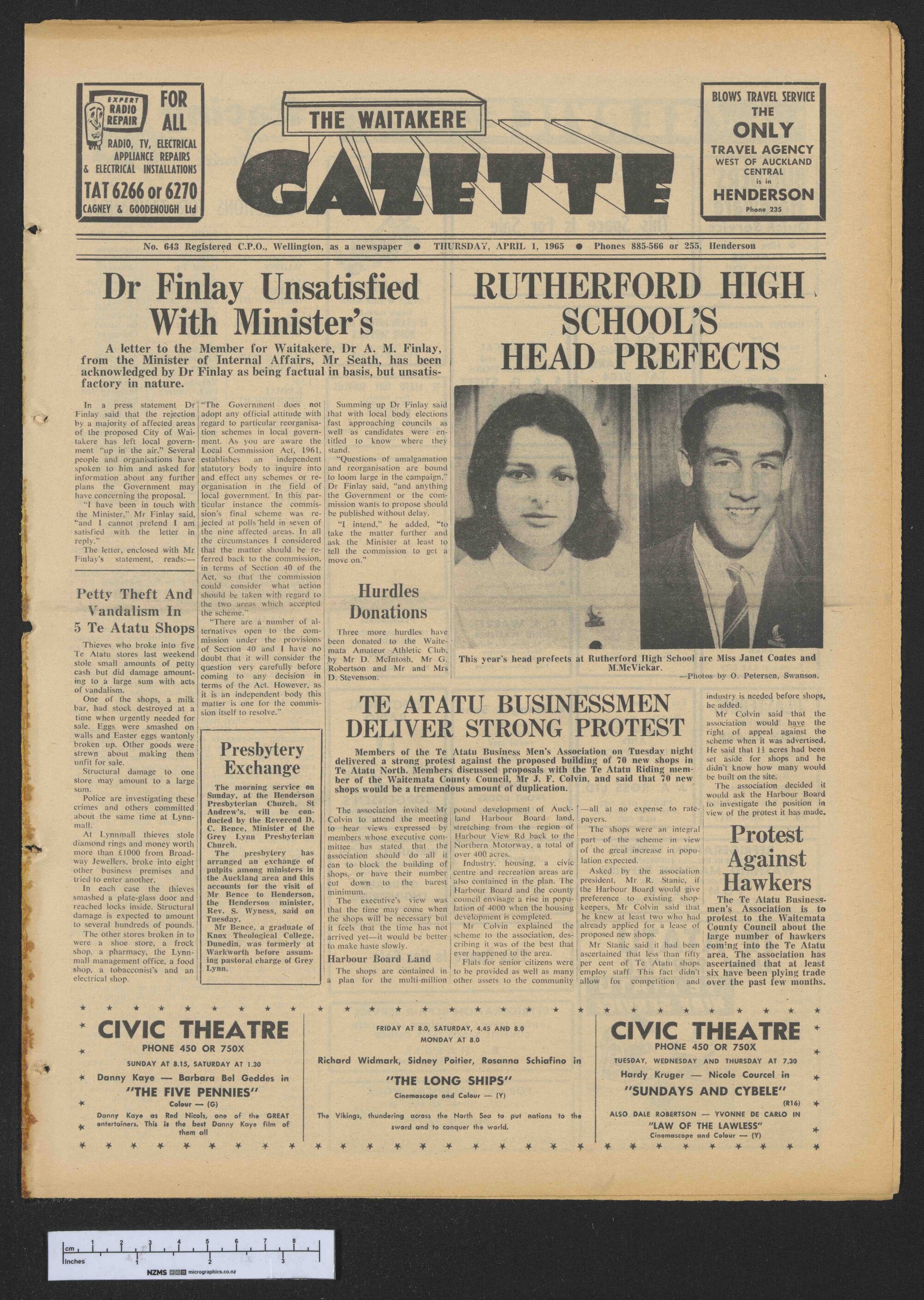 1965-04-01 Waitakere Gazette