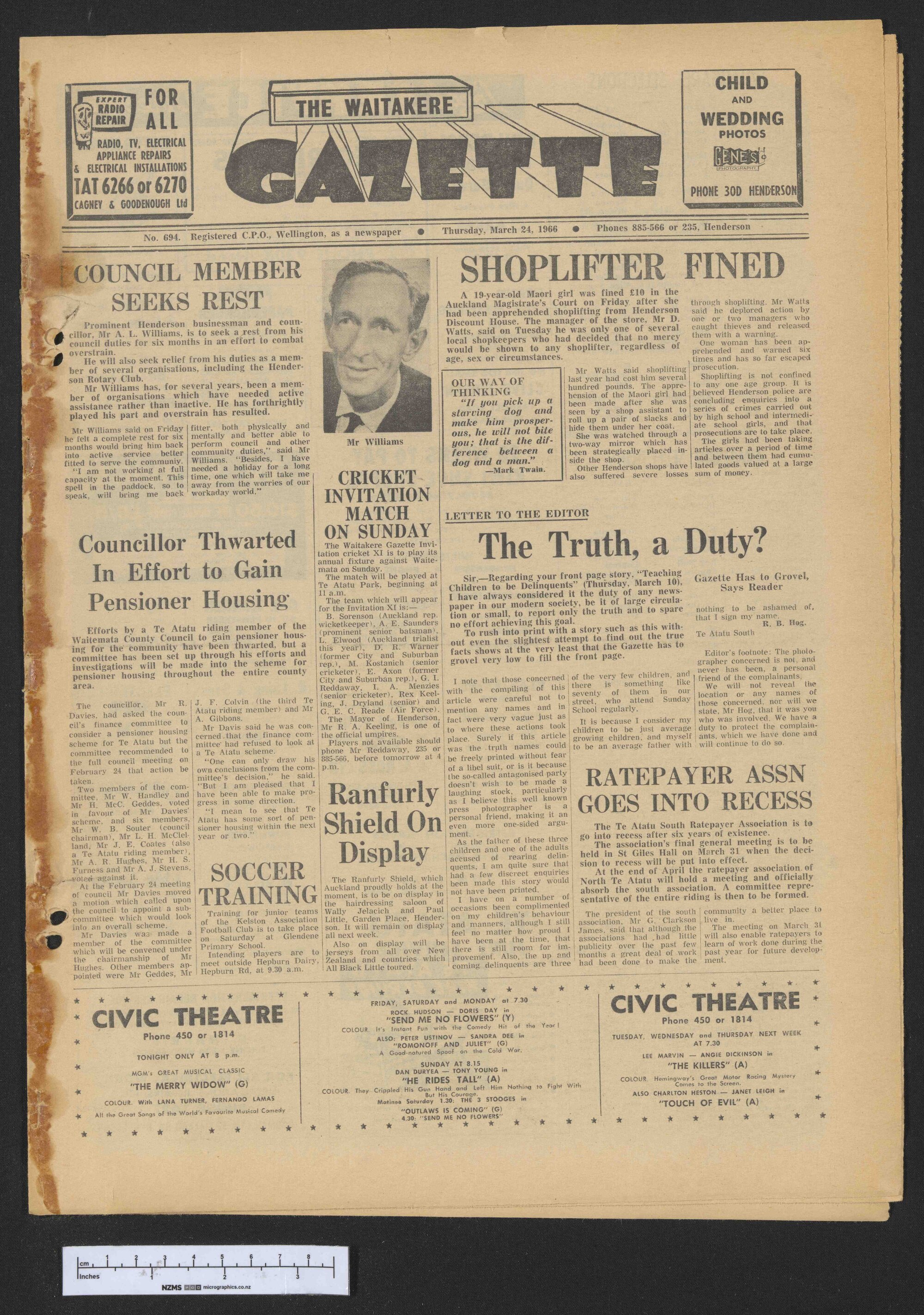 1966-03-24 Waitakere Gazette
