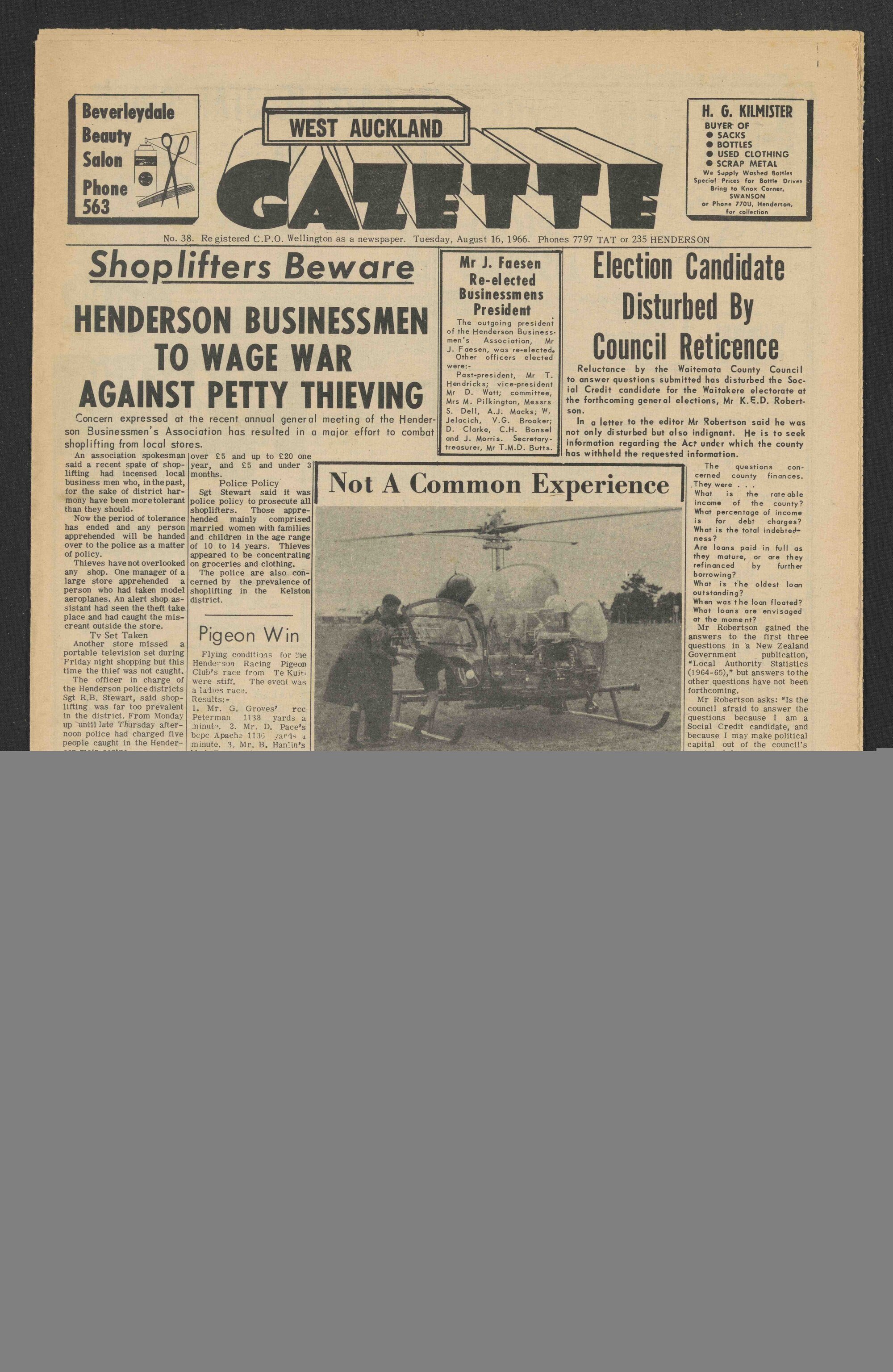 1966-08-16 Waitakere Gazette