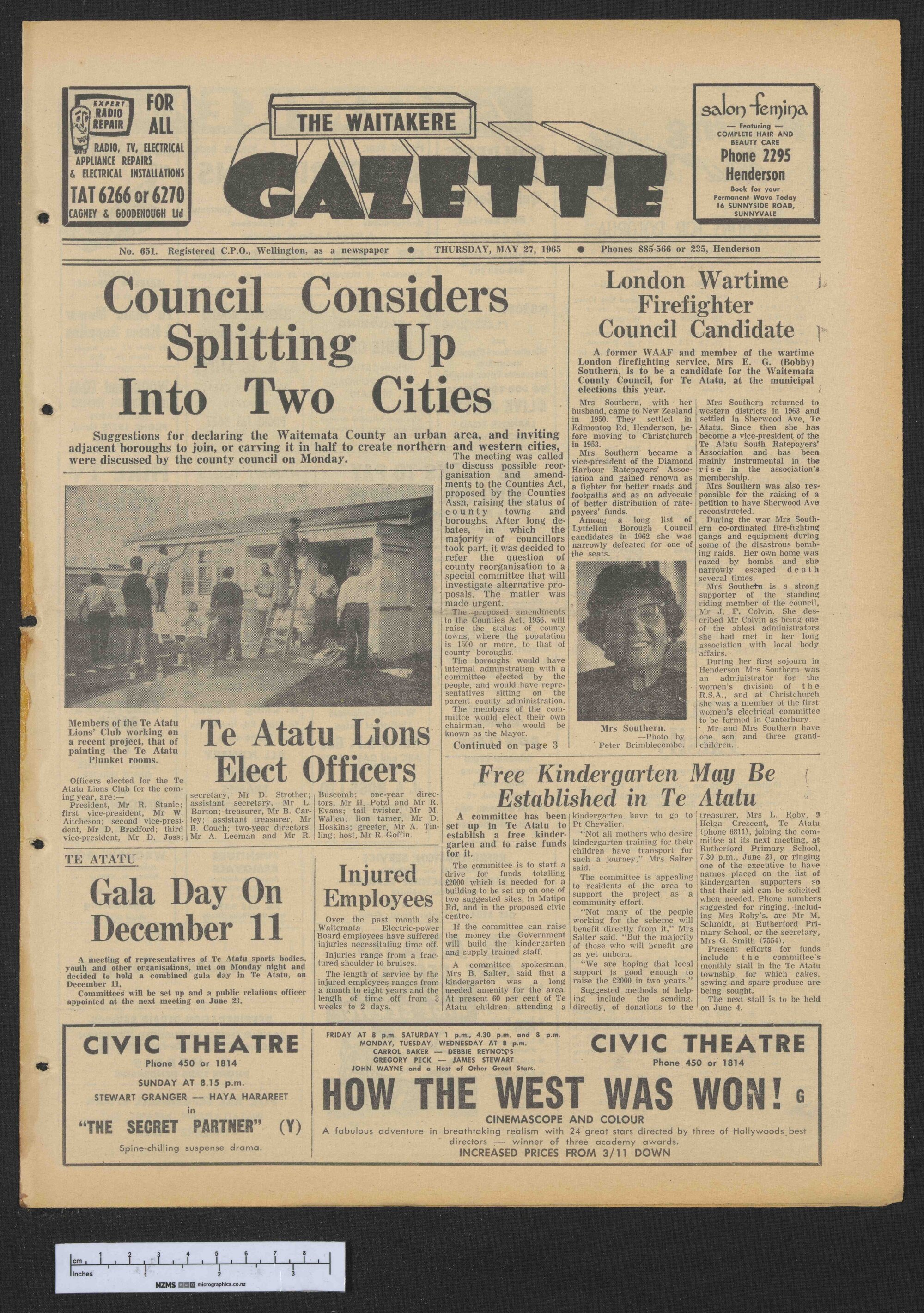 1965-05-27 Waitakere Gazette
