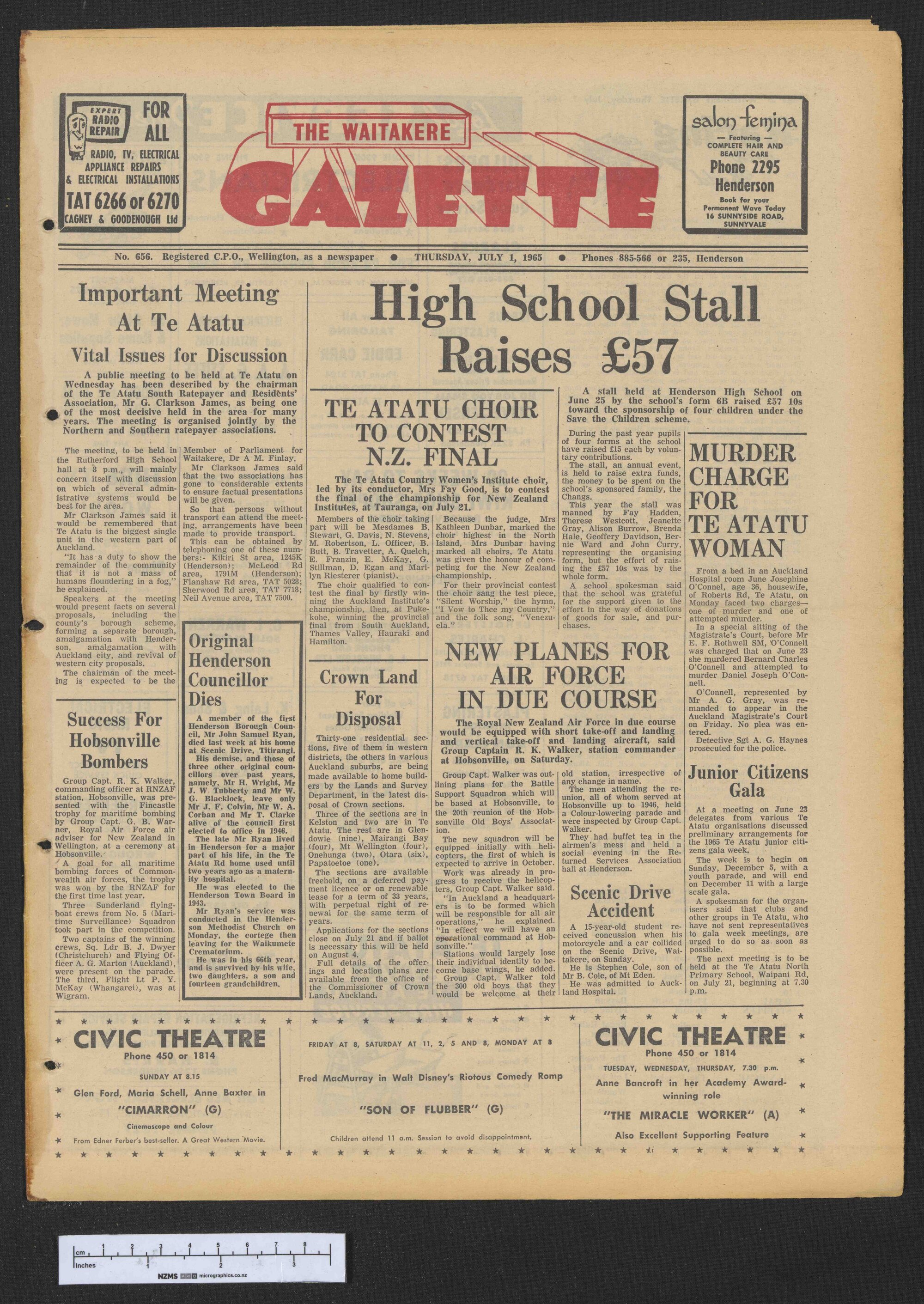 1965-07-01 Waitakere Gazette