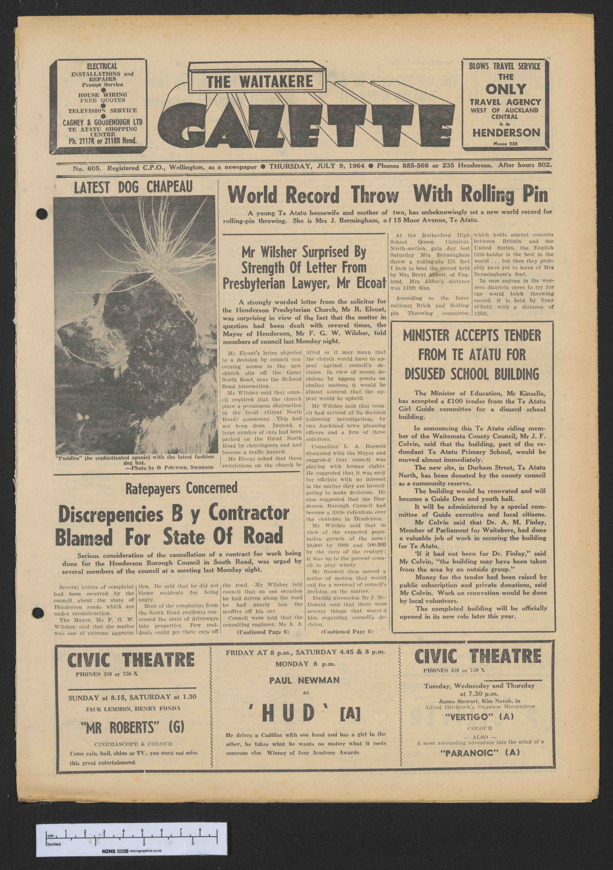 1964-07-09 Waitakere Gazette