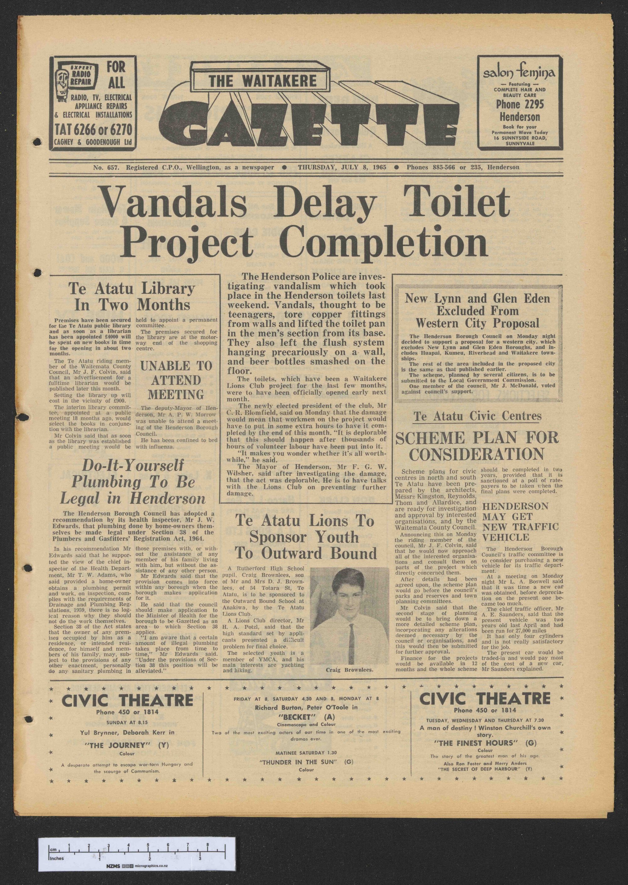 1965-07-08 Waitakere Gazette