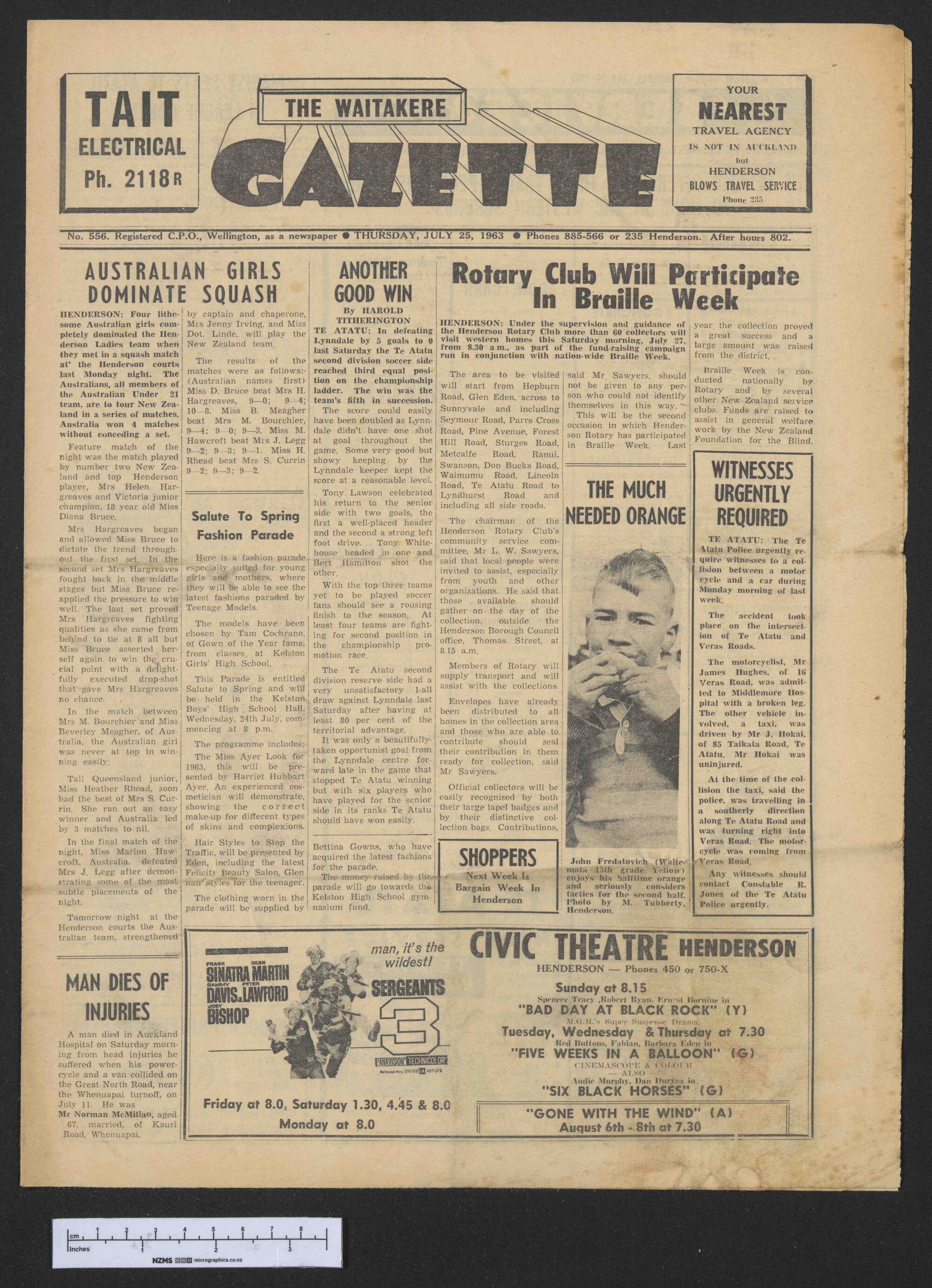 1963-07-25 Waitakere Gazette