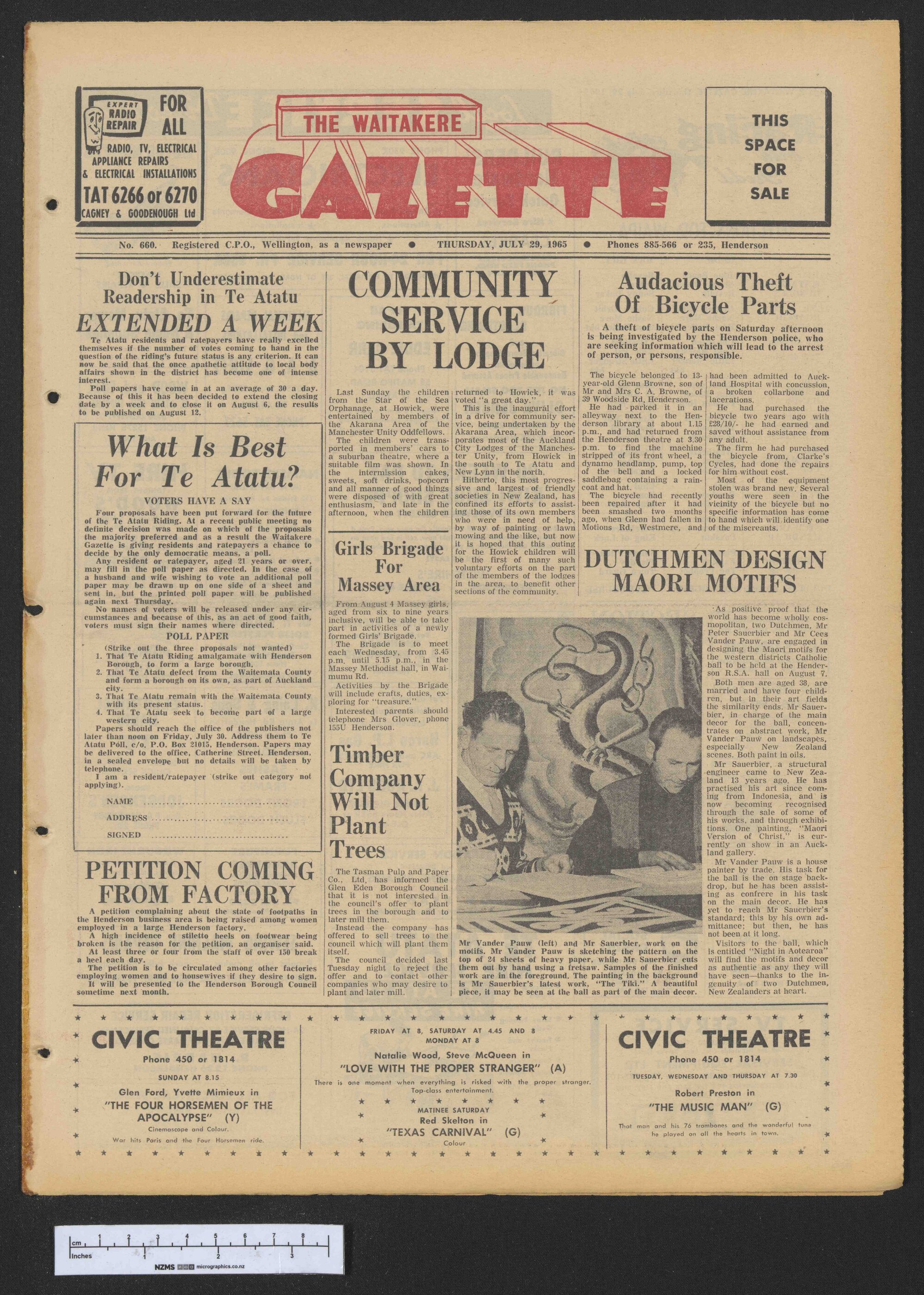 1965-07-29 Waitakere Gazette