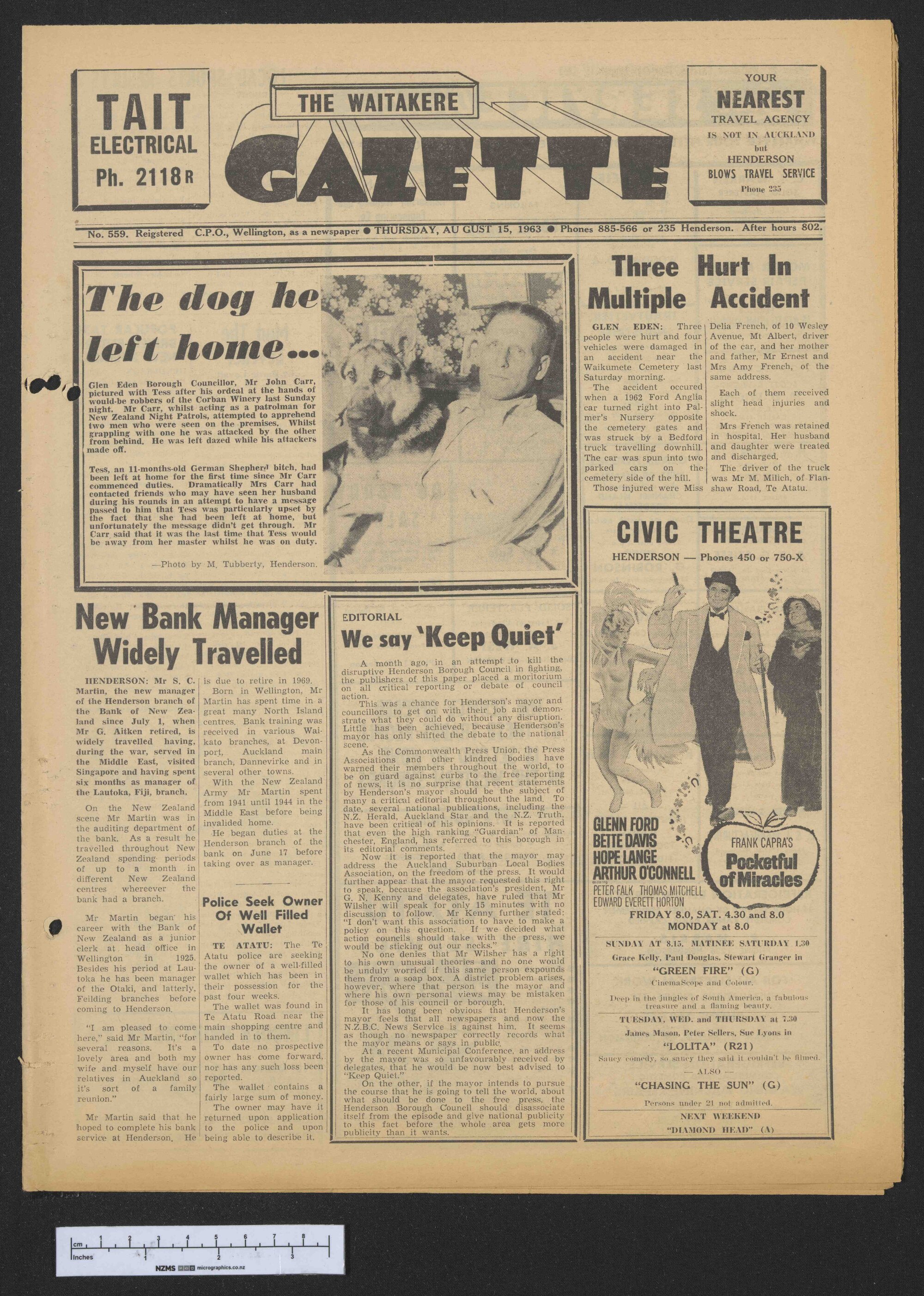1963-08-15 Waitakere Gazette