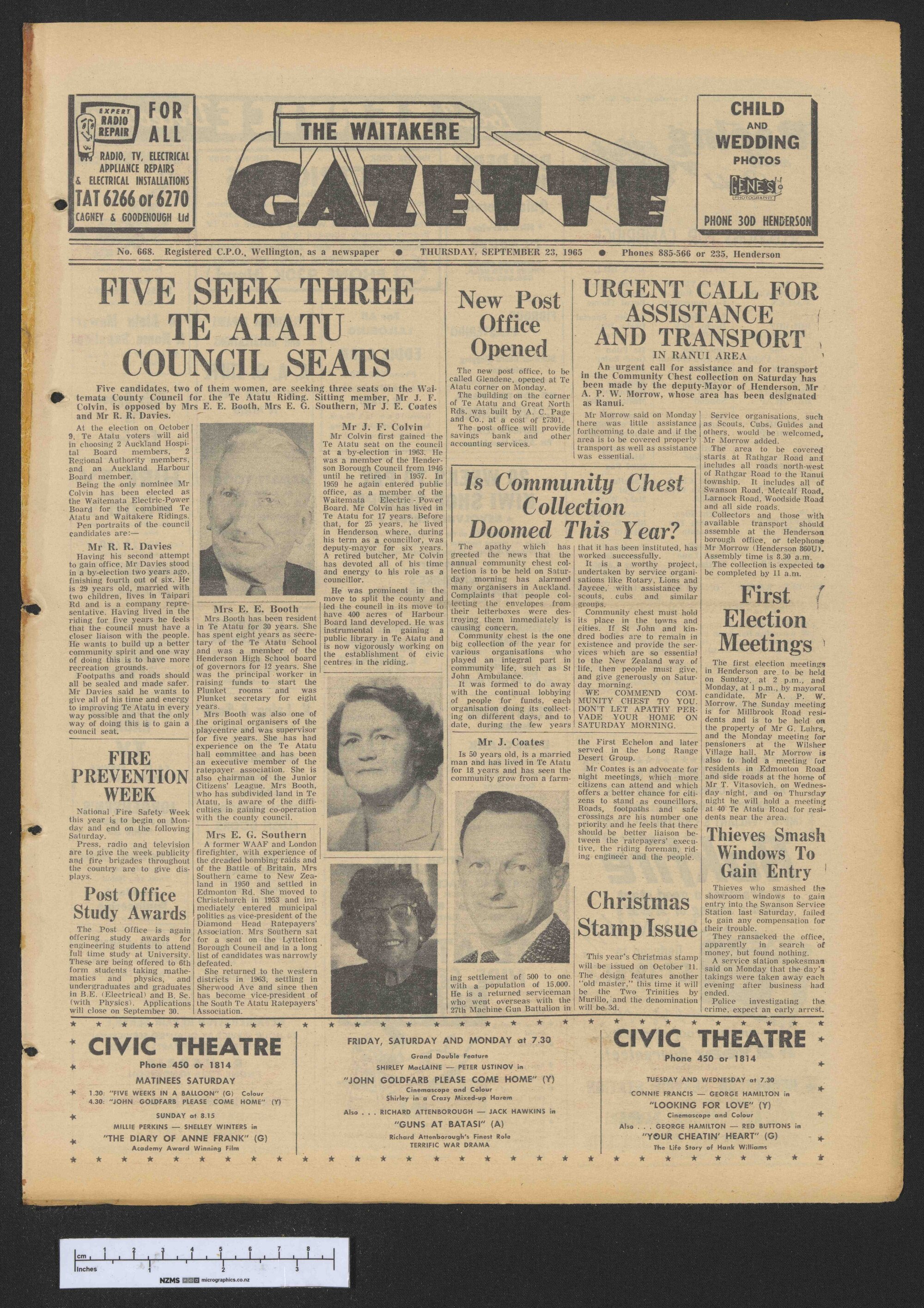 1965-09-23 Waitakere Gazette