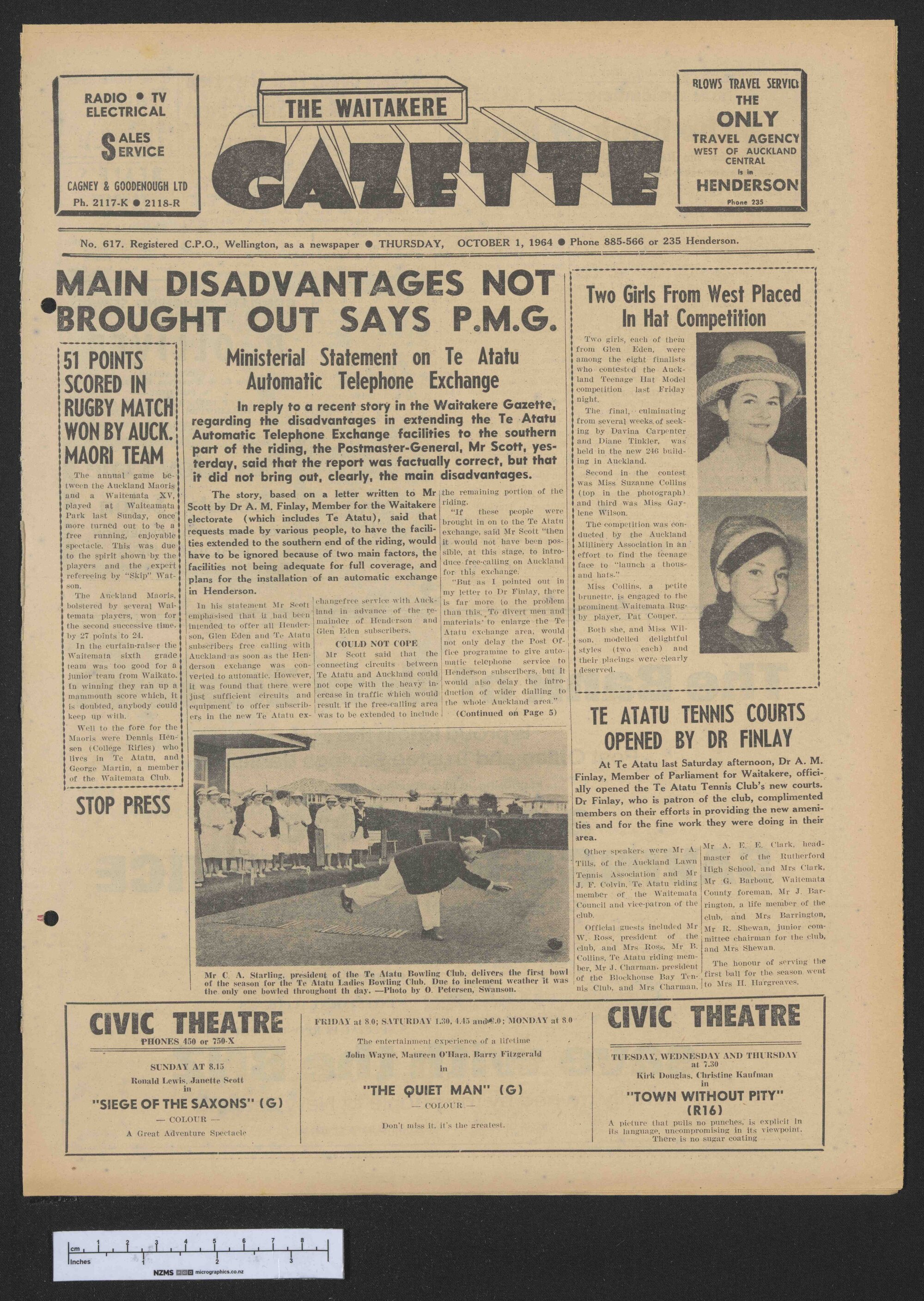 1964-10-01 Waitakere Gazette