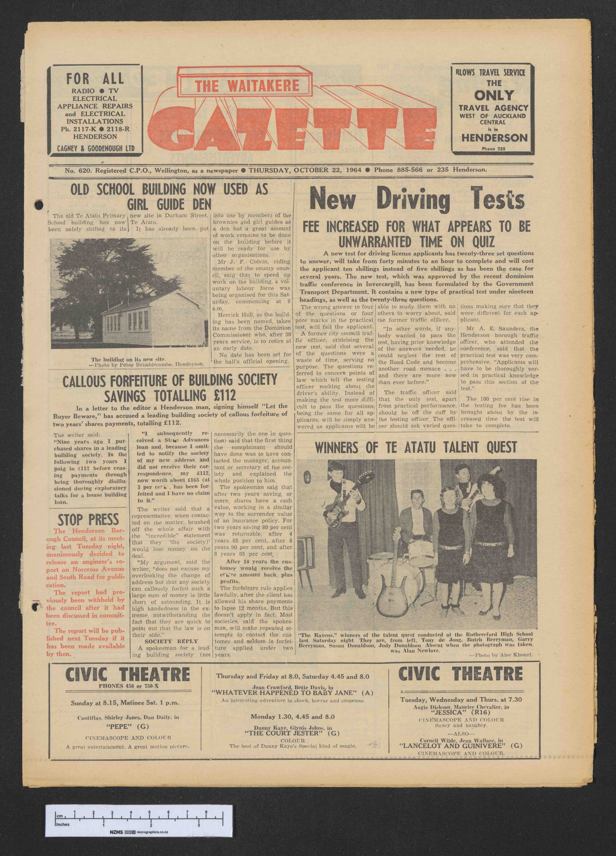 1964-10-22 Waitakere Gazette