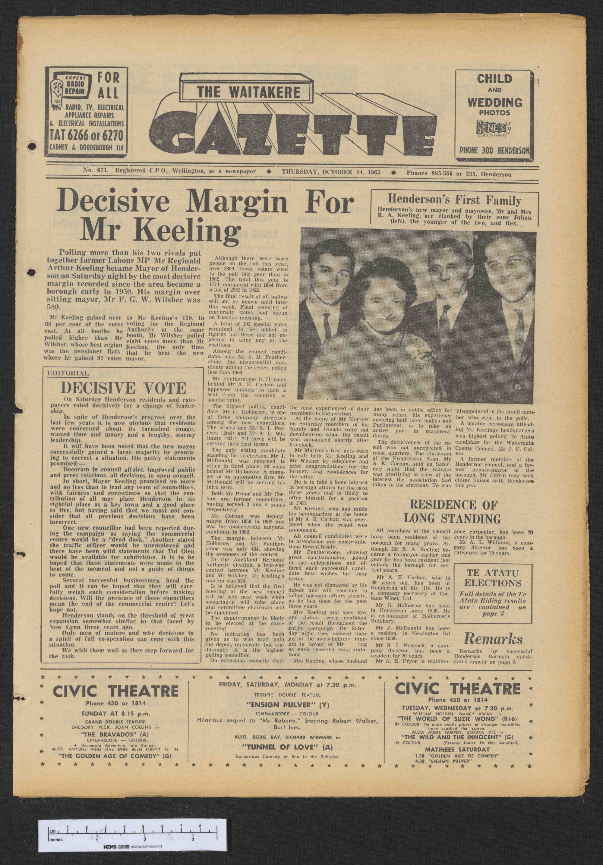 1965-10-14 Waitakere Gazette