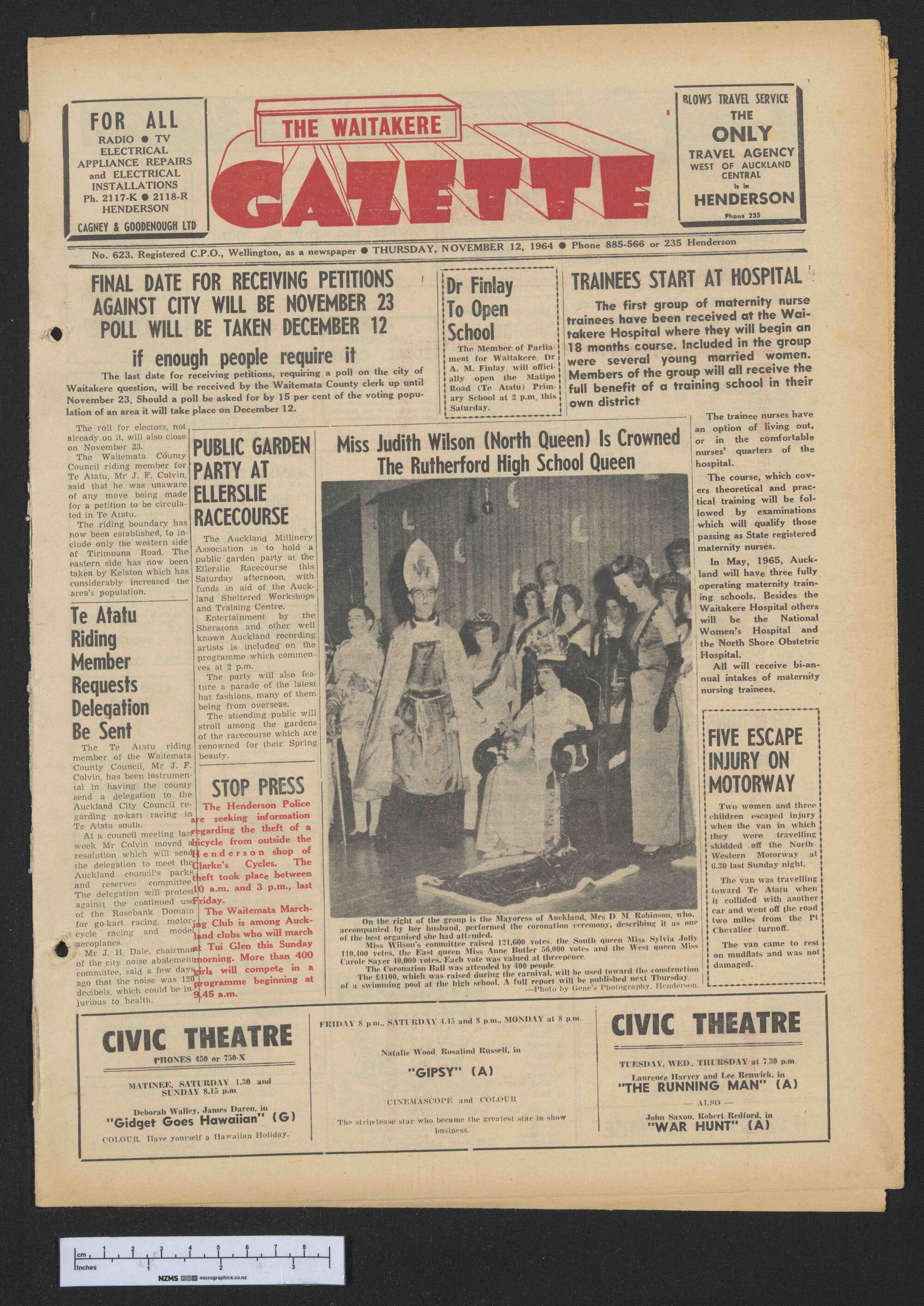 1964-11-12 Waitakere Gazette