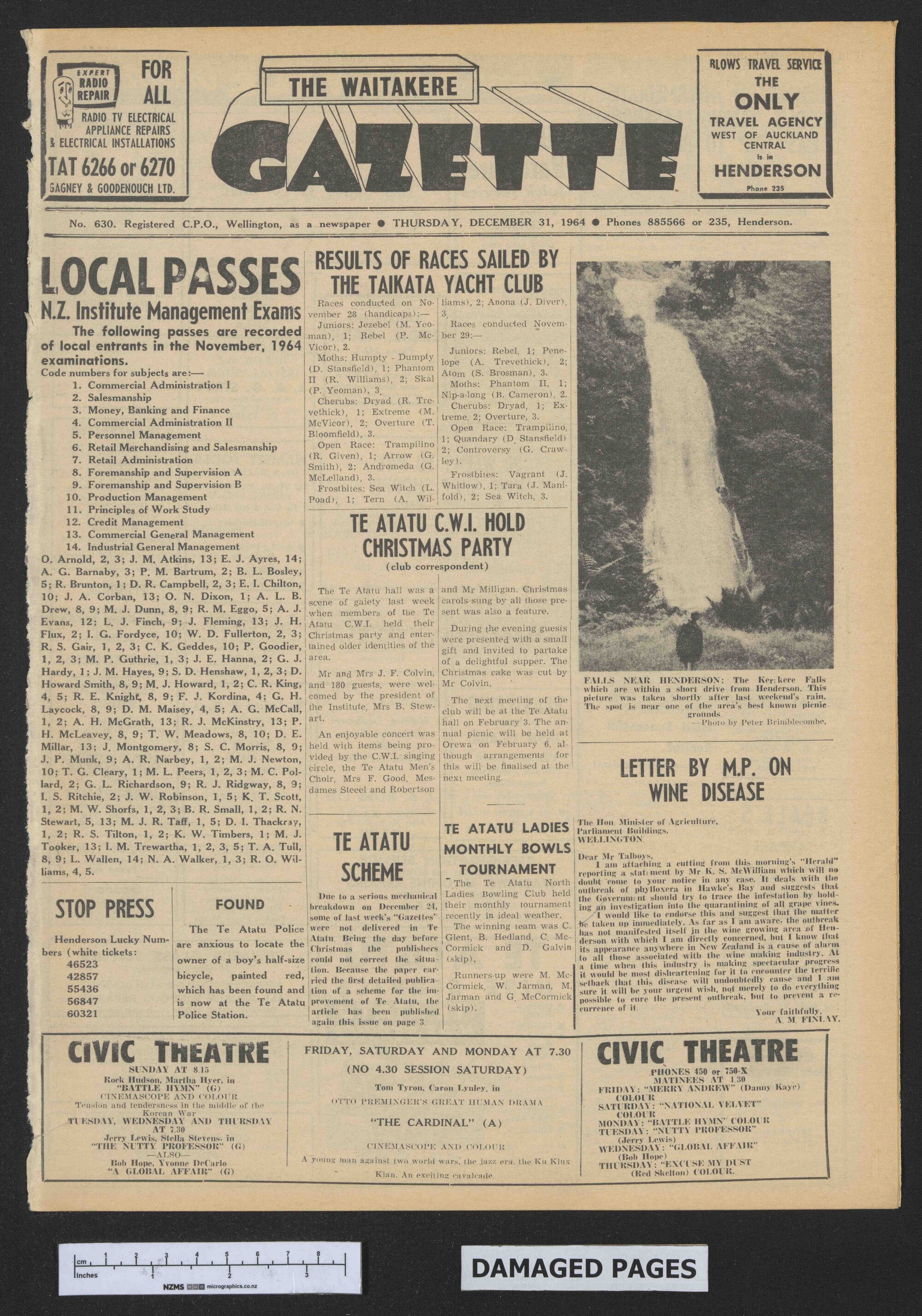 1964-12-31 Waitakere Gazette