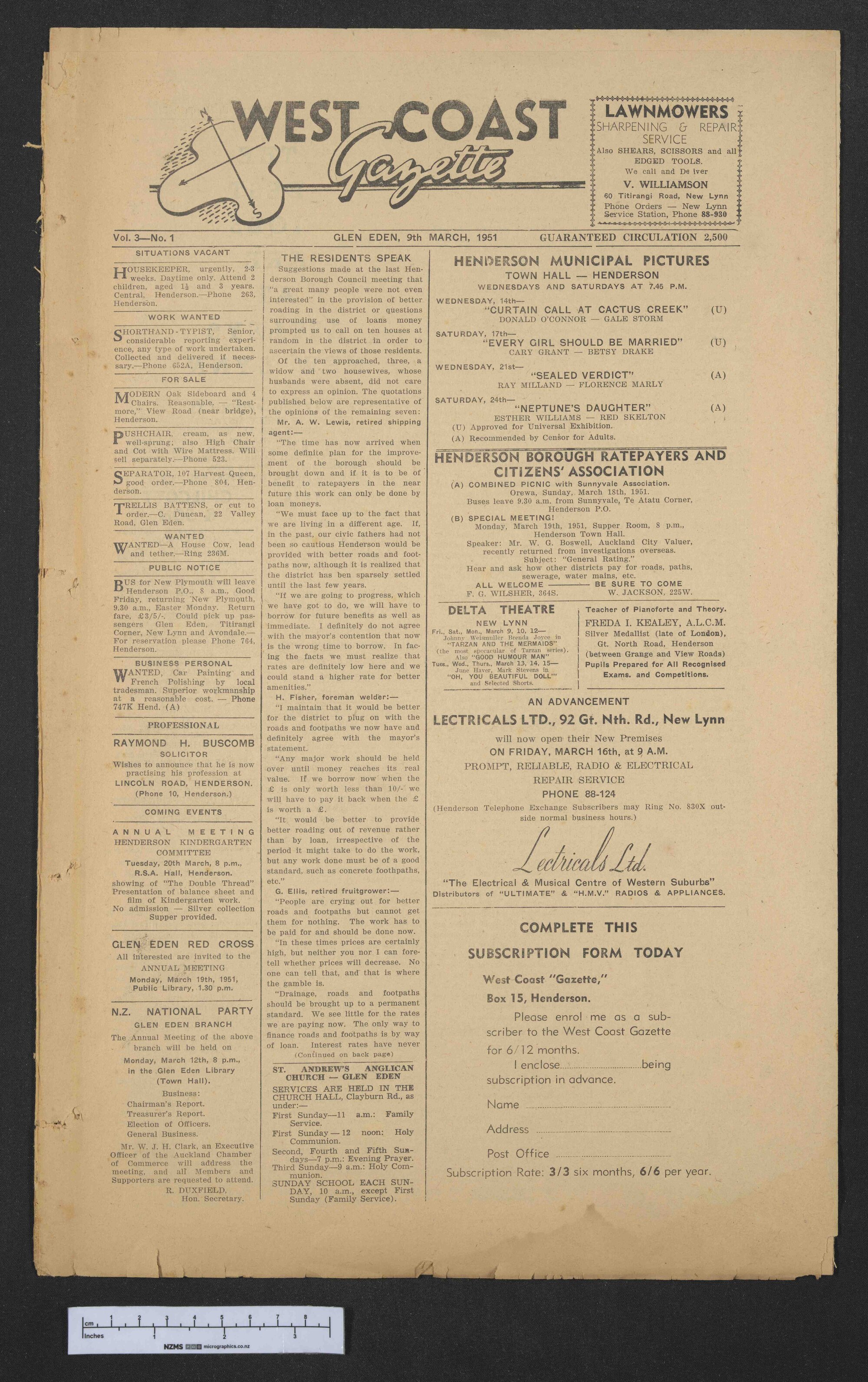 1951-03-09 West Coast Gazette