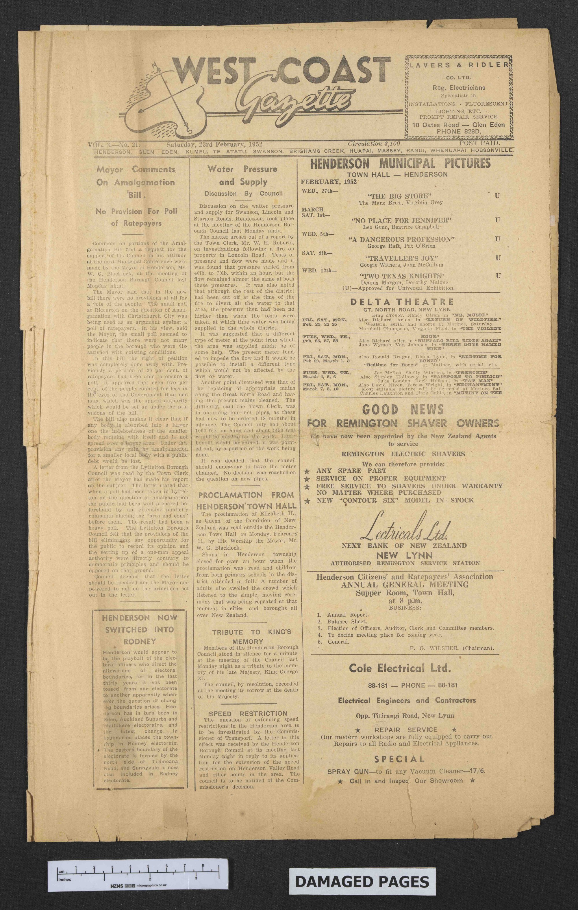 1952-02-23 West Coast Gazette