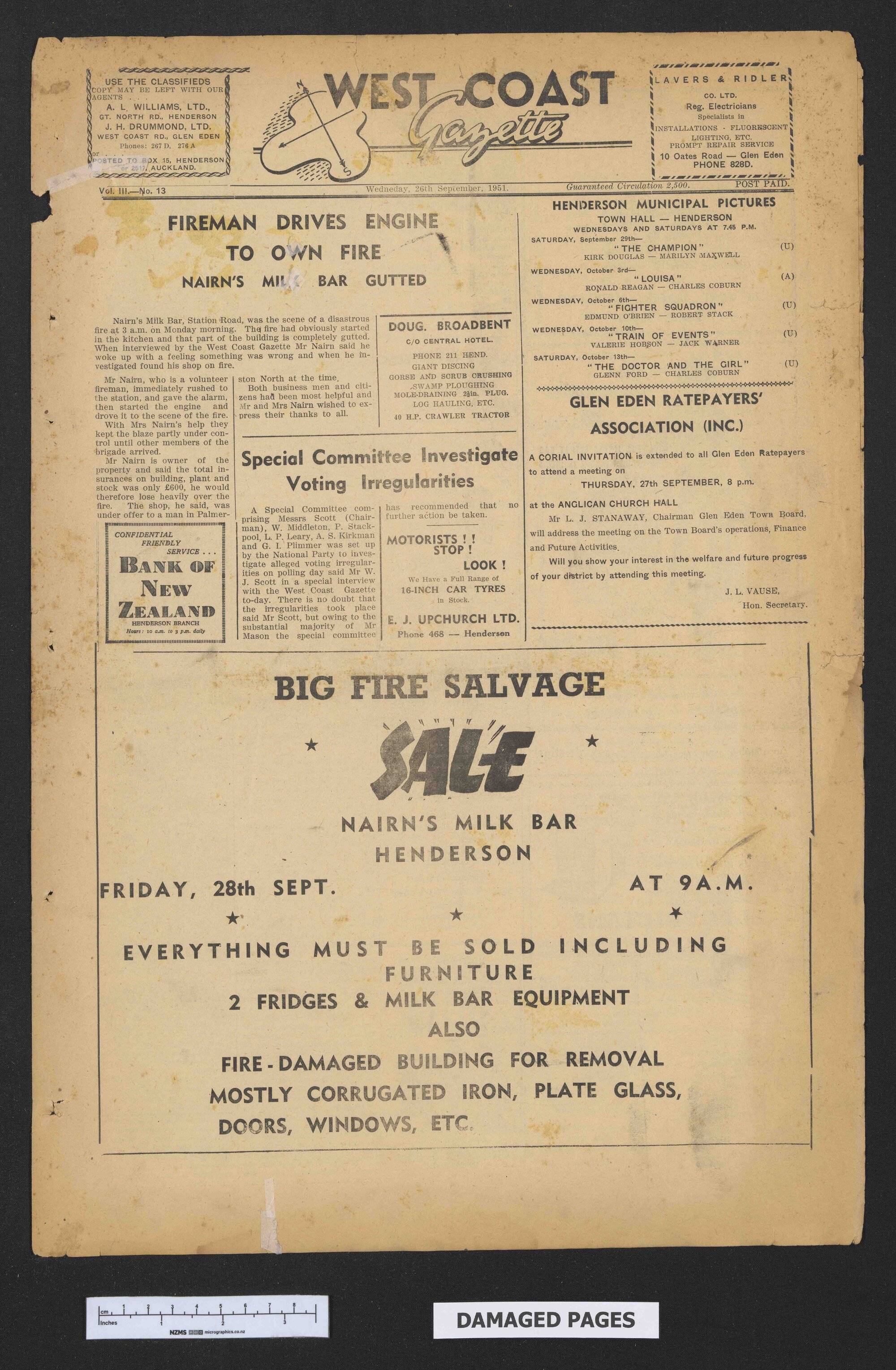 1951-09-26 West Coast Gazette