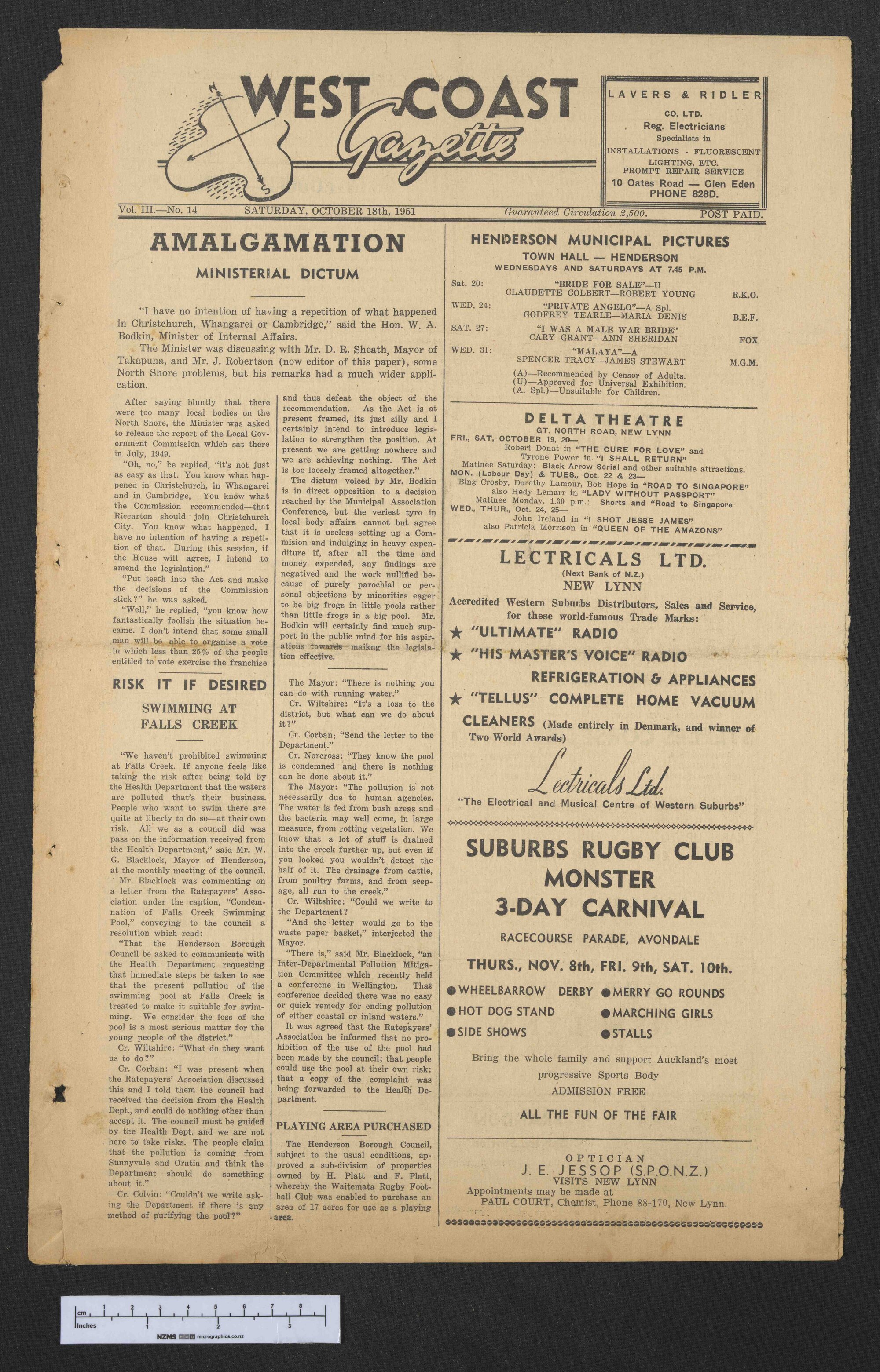 1951-10-18 West Coast Gazette
