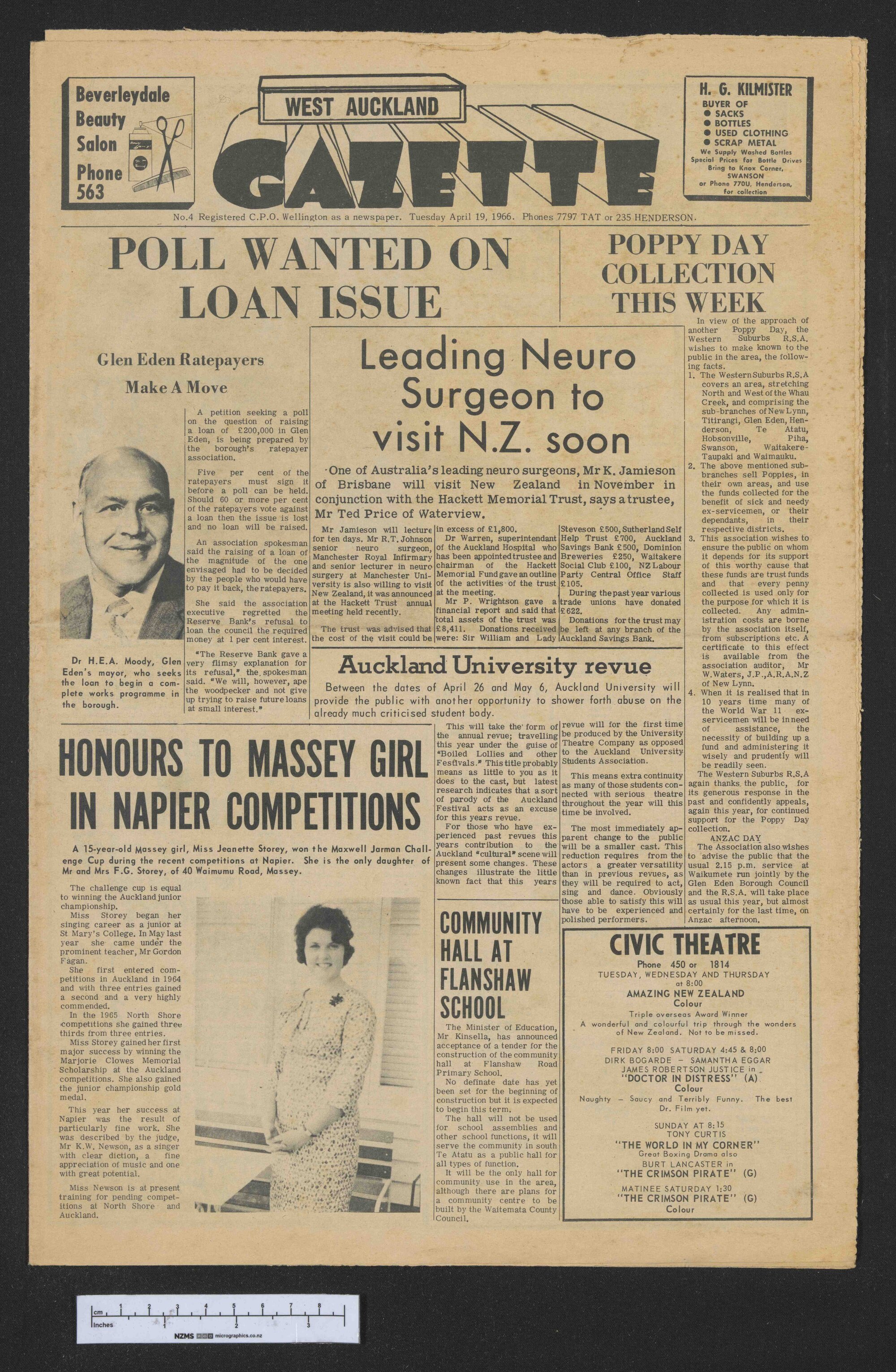 1966-04-19 West Auckland Gazette