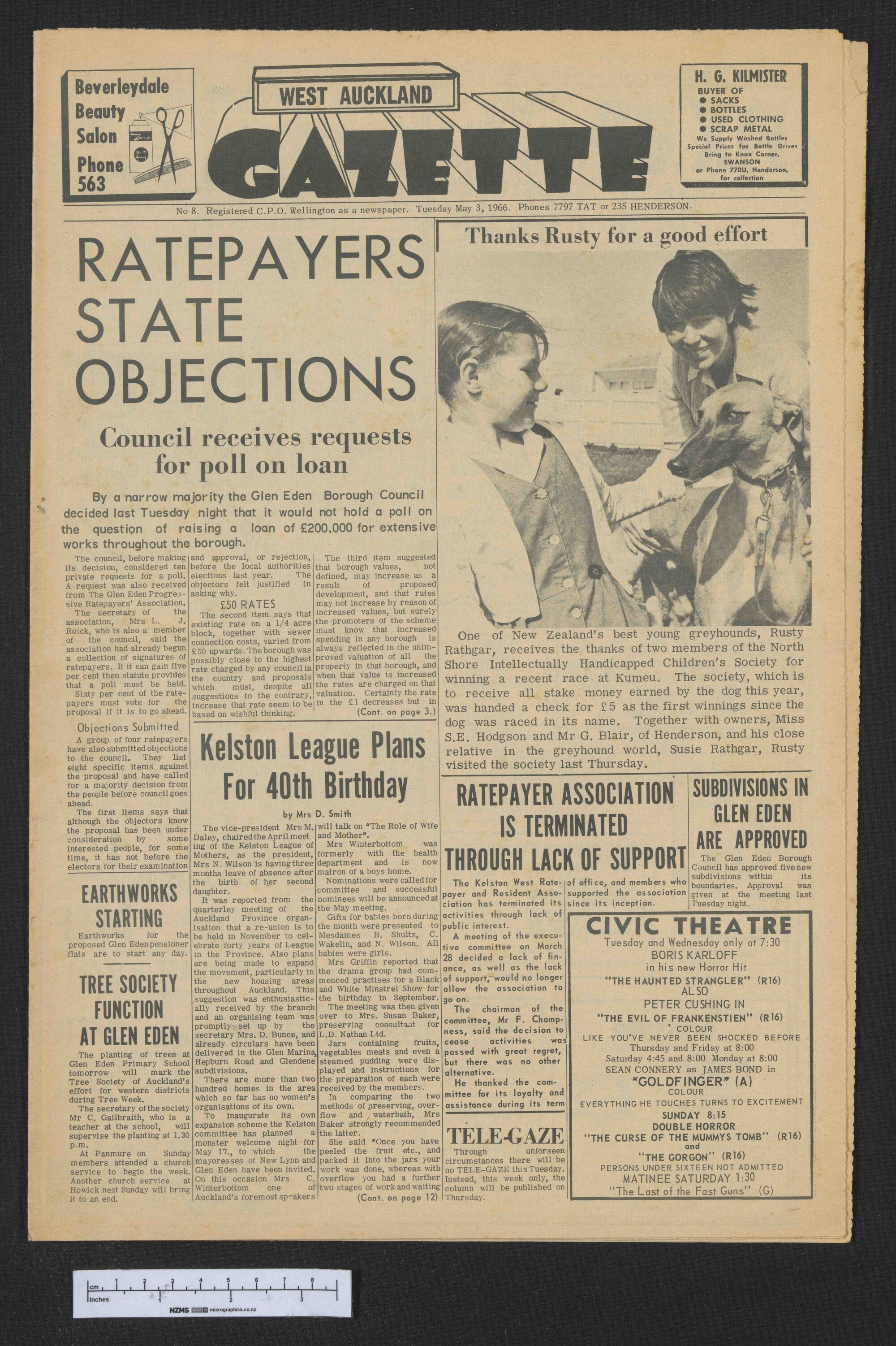 1966-05-03 West Auckland Gazette